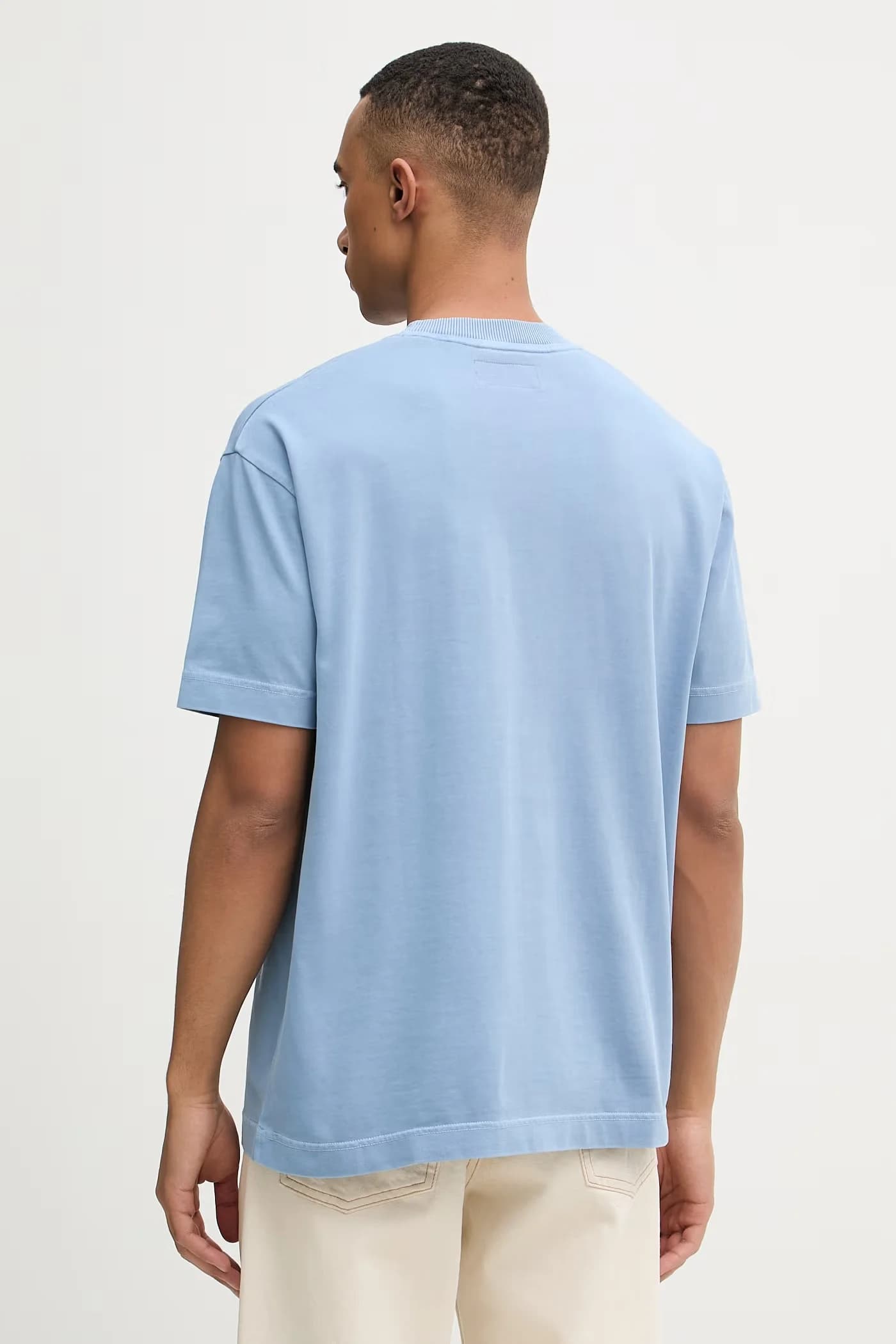 Базовая мужская хлопковая футболка - фото 3