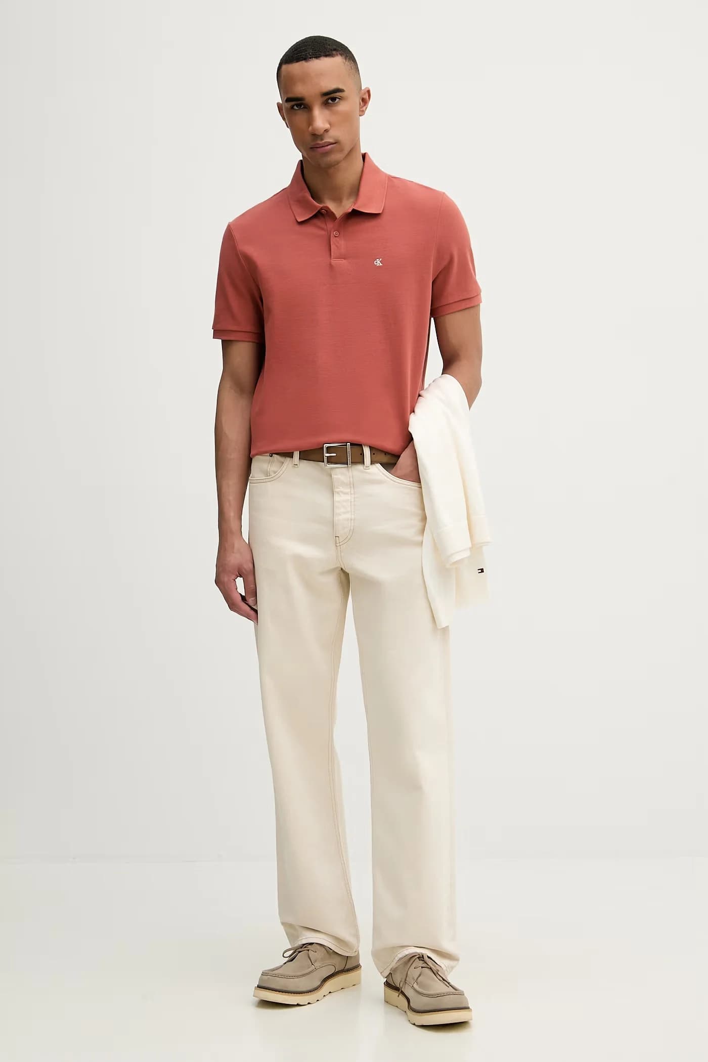 Мужское хлопковое поло - фото 2