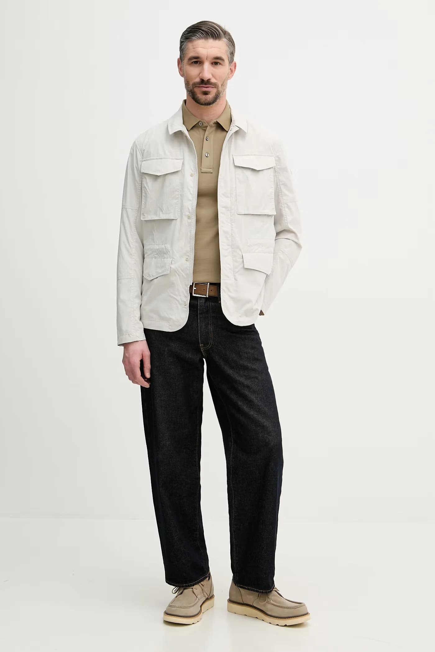 Хлопковое поло с эластаном - фото 2