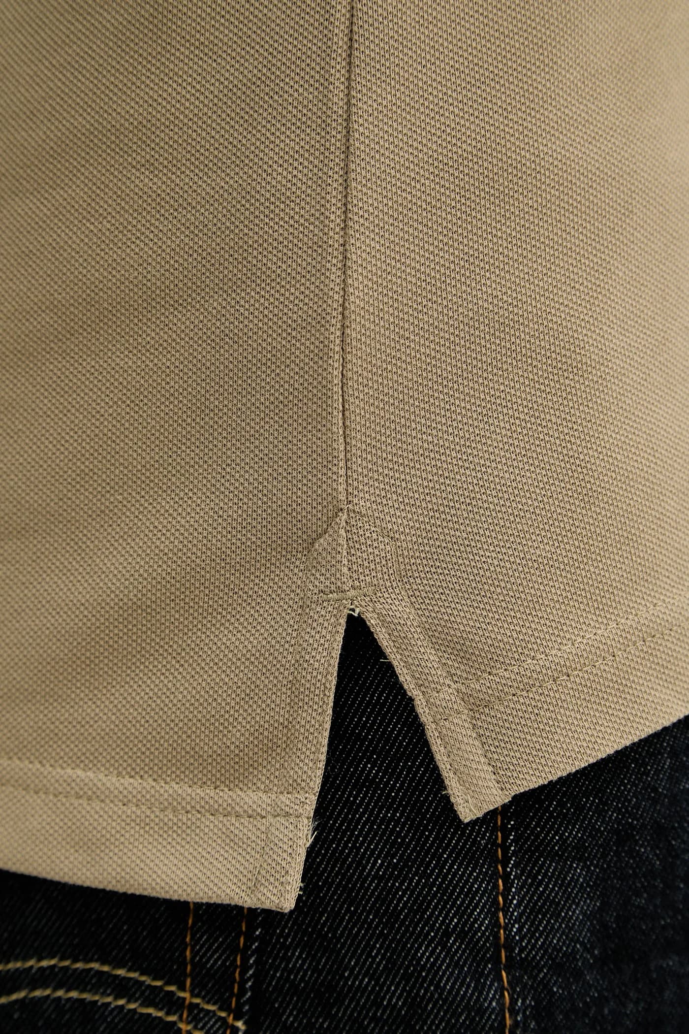 Хлопковое поло с эластаном - фото 6