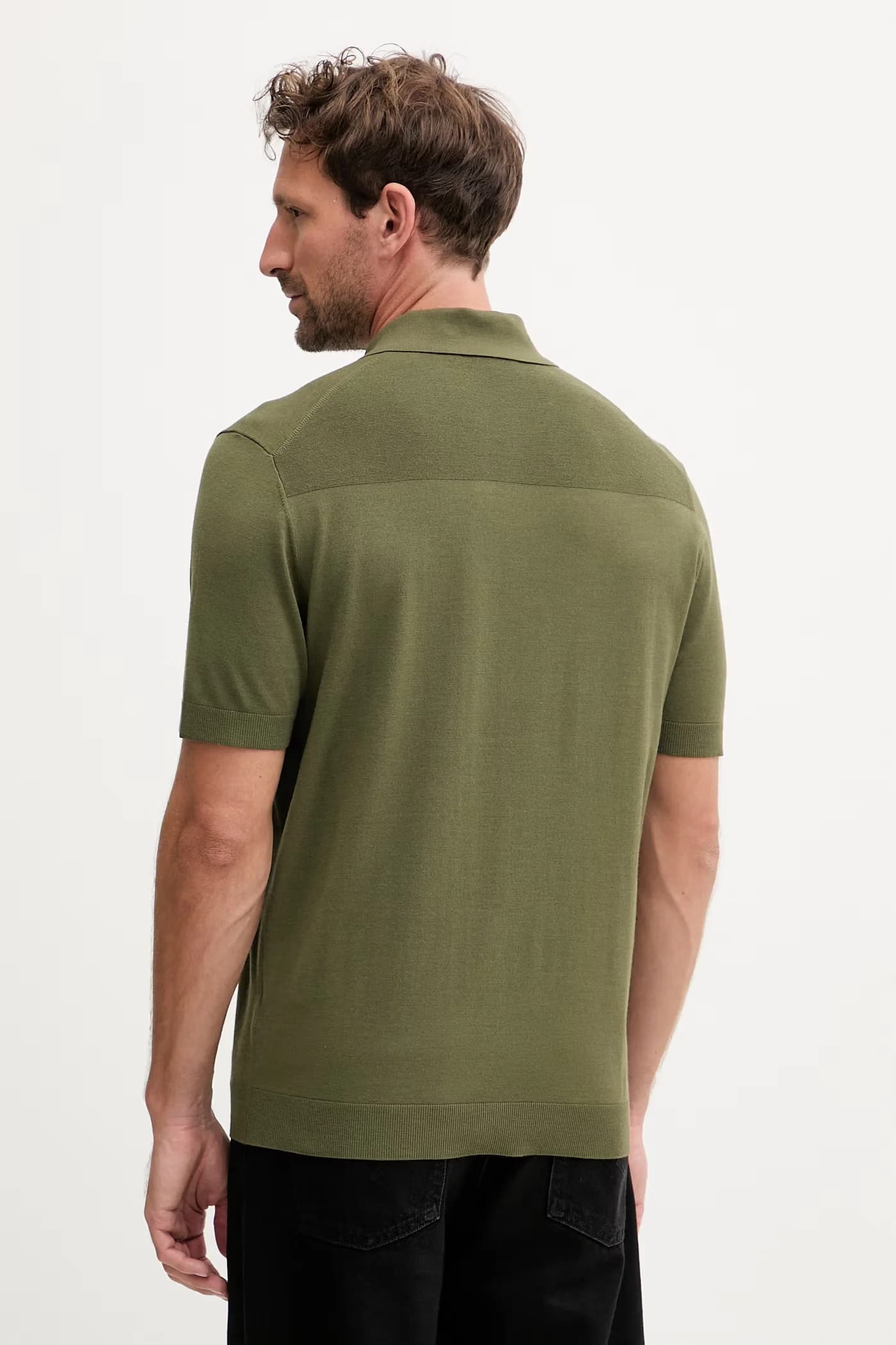 Мужской свитер-поло из вискозы HENRYO - фото 5