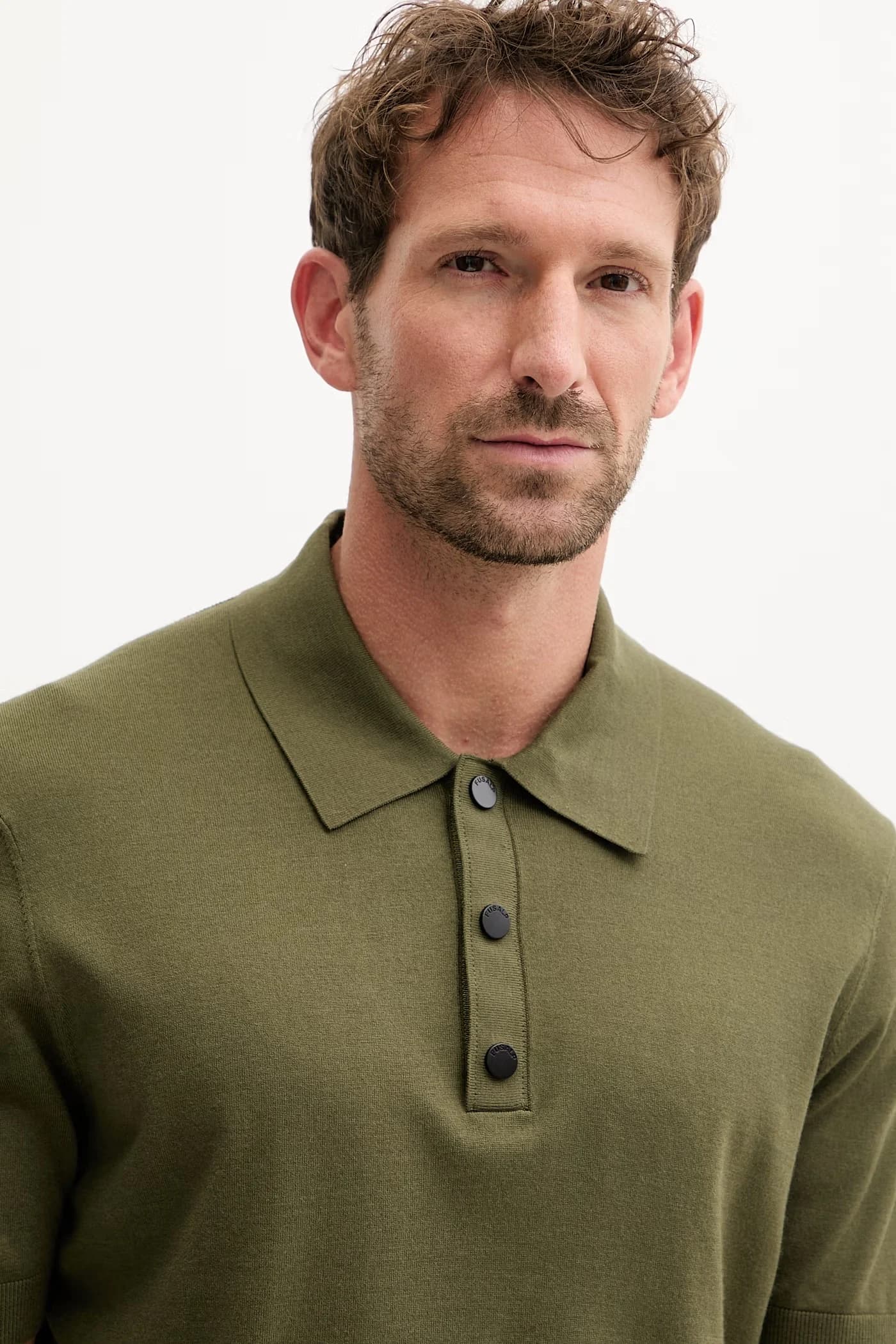 Мужской свитер-поло из вискозы HENRYO - фото 7