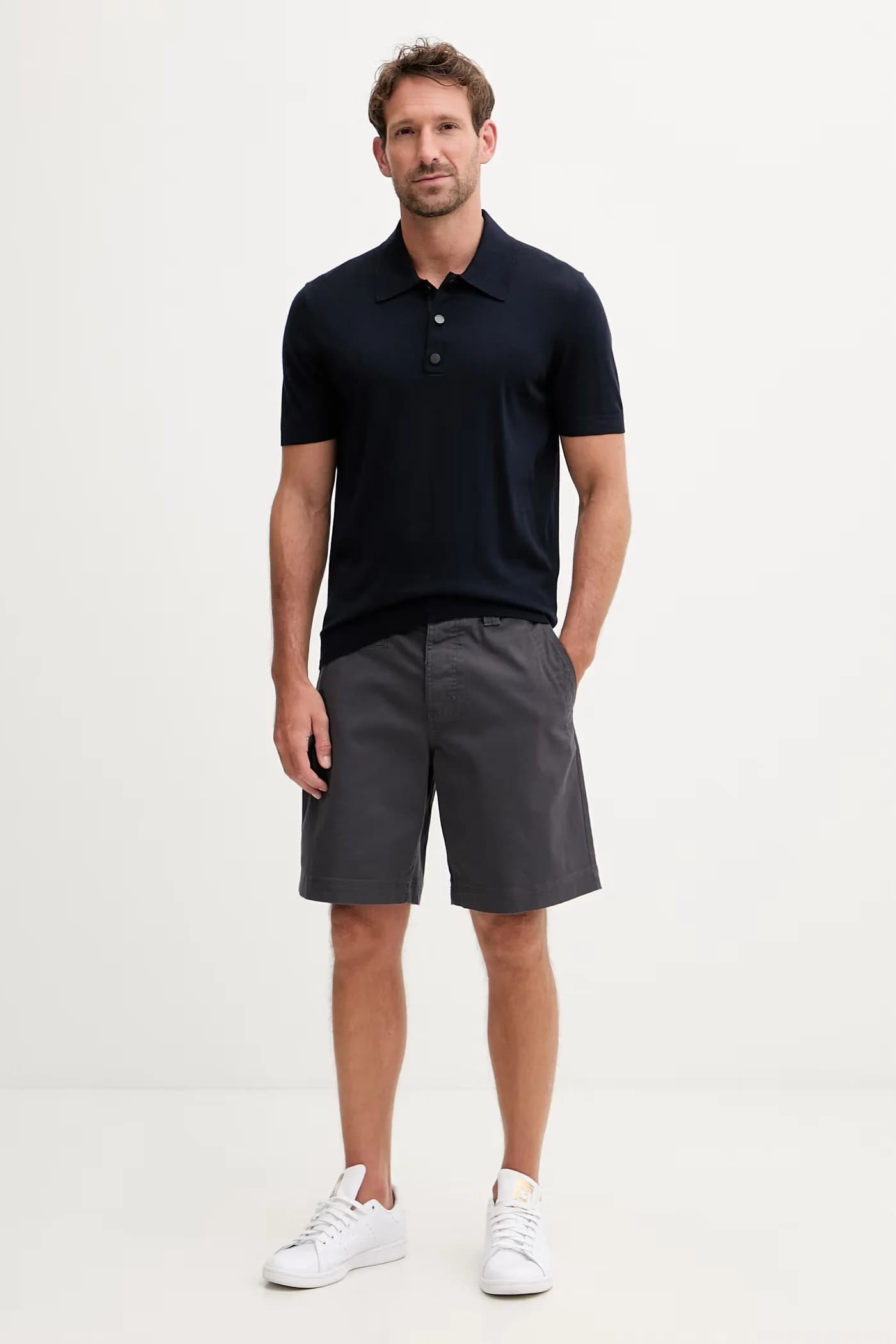 Мужской свитер-поло из вискозы HENRYO - фото 3