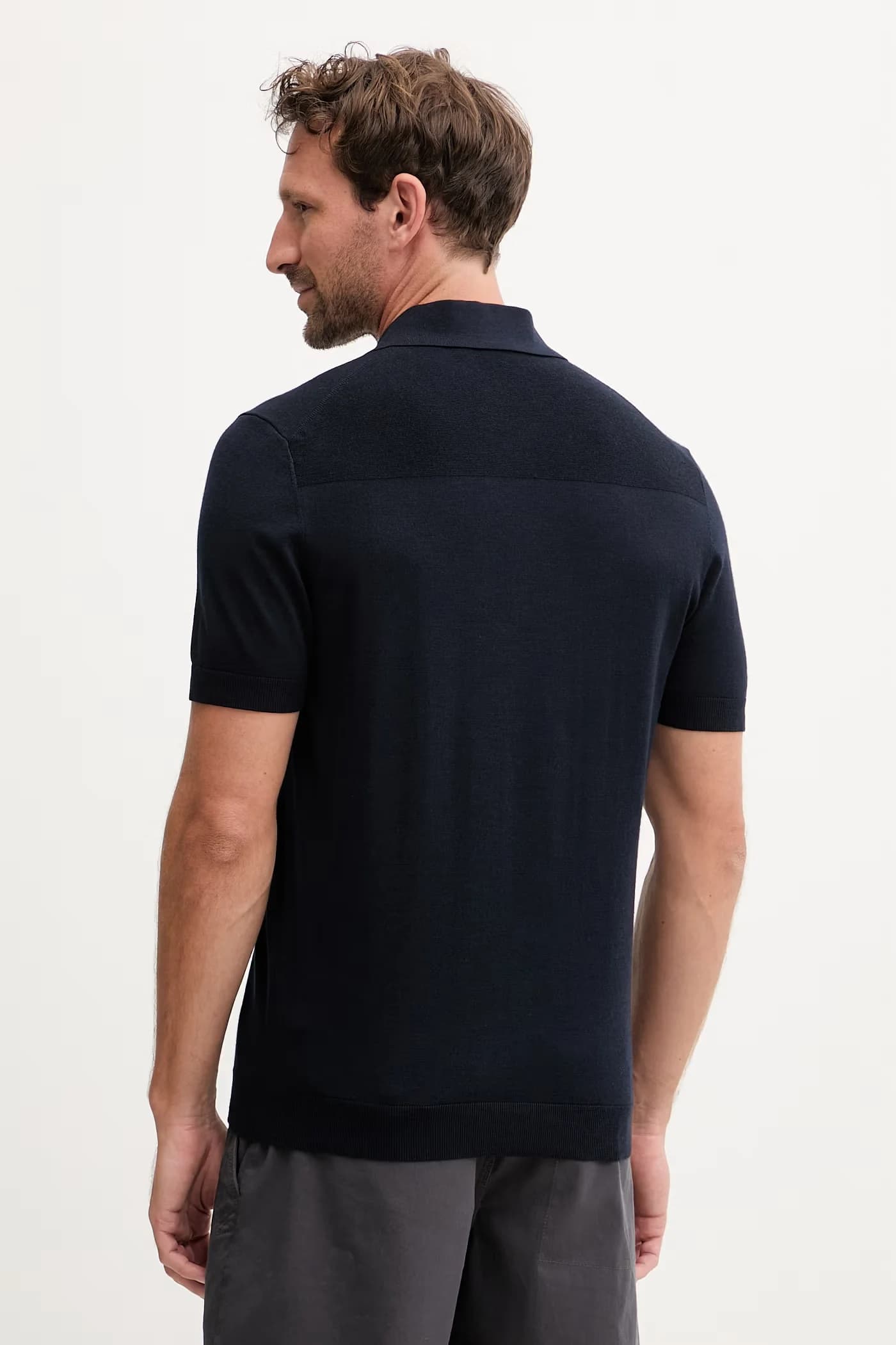 Мужской свитер-поло из вискозы HENRYO - фото 5