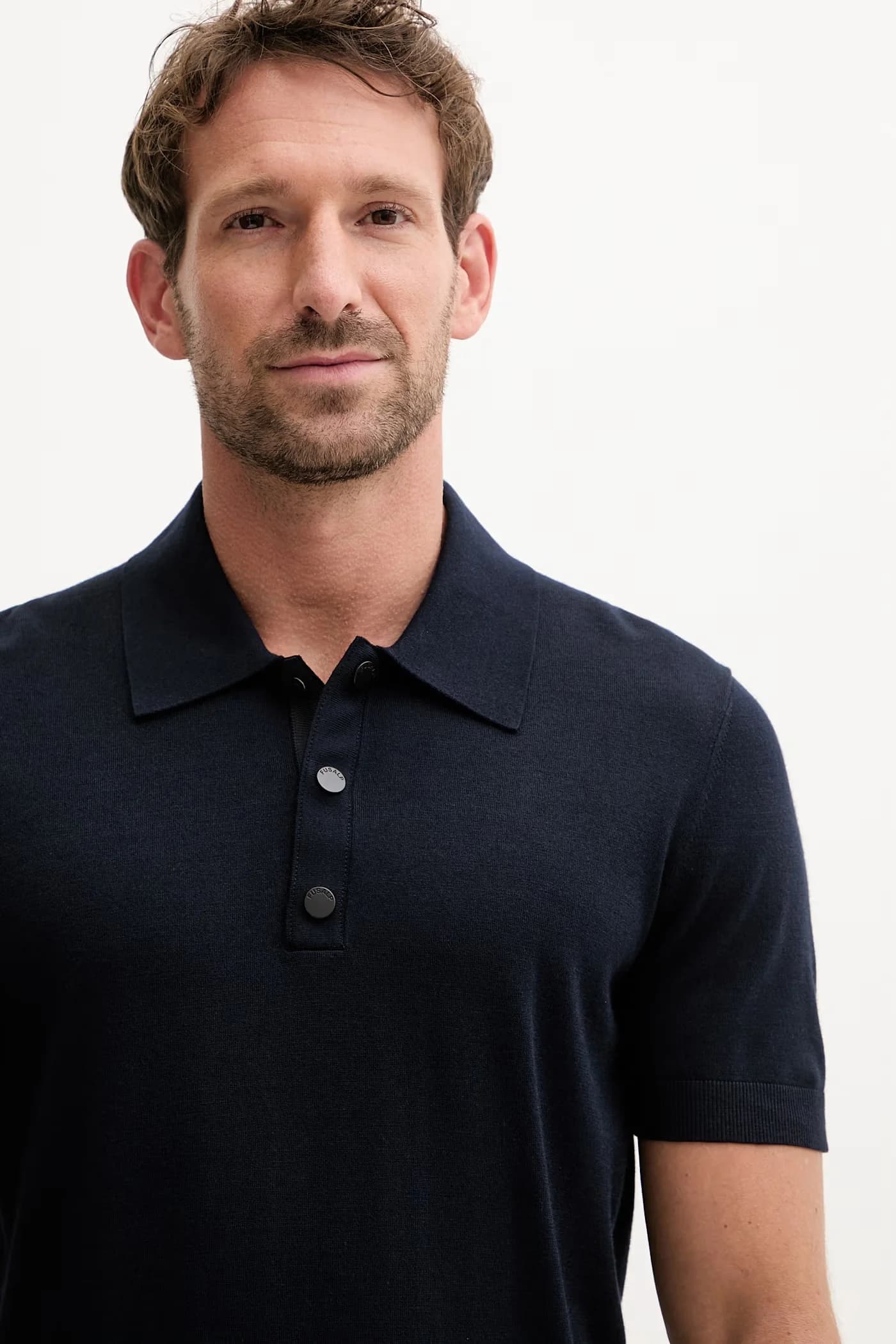 Мужской свитер-поло из вискозы HENRYO - фото 7