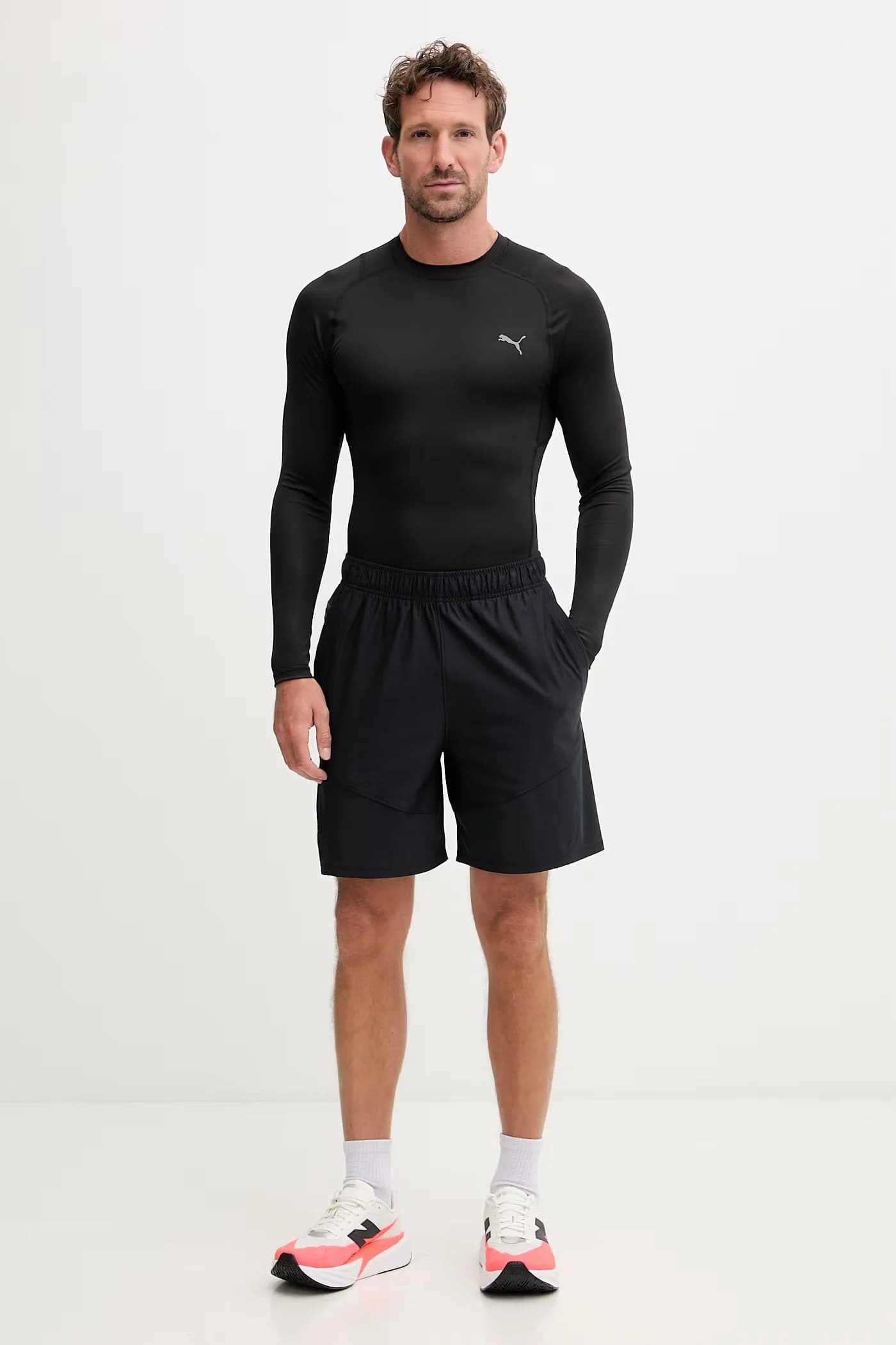 Мужская тренировочная рубашка PWRMODE BASE LAYER с длинными рукавами - фото 3