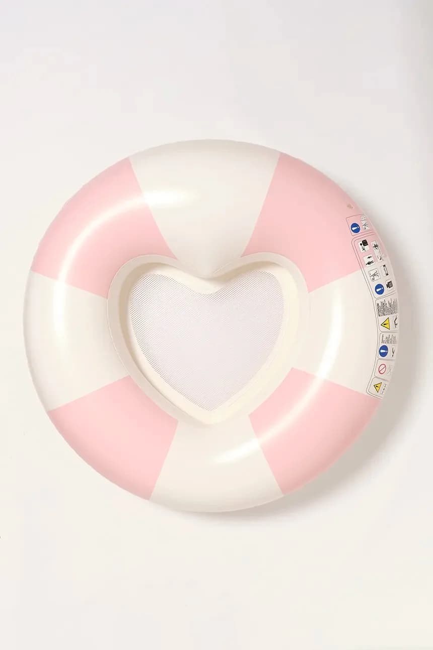 Детское плавательное кольцо Stole My Heart с розовой полоской - фото 3