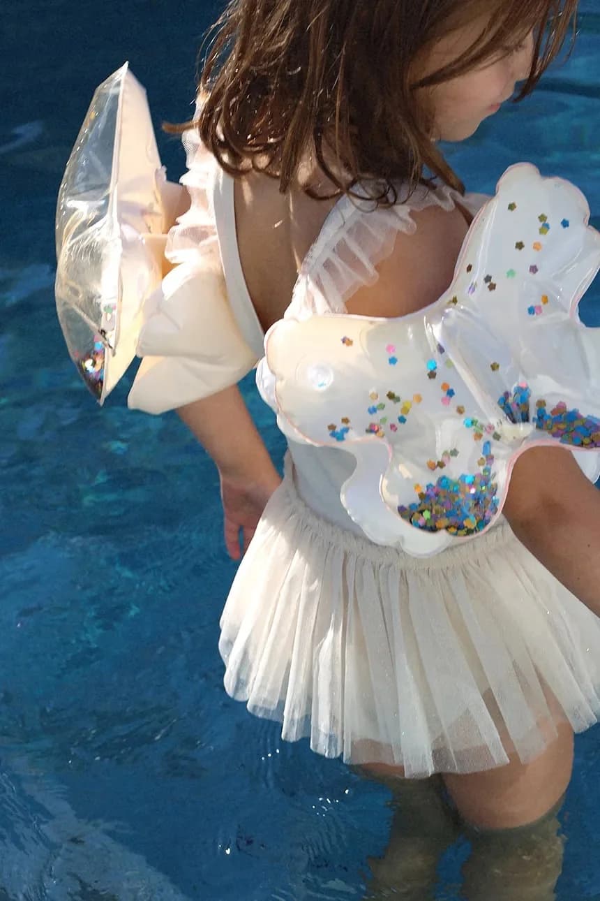 Детские нарукавники для плавания с блестками Cotton Candy Glitter - фото 5