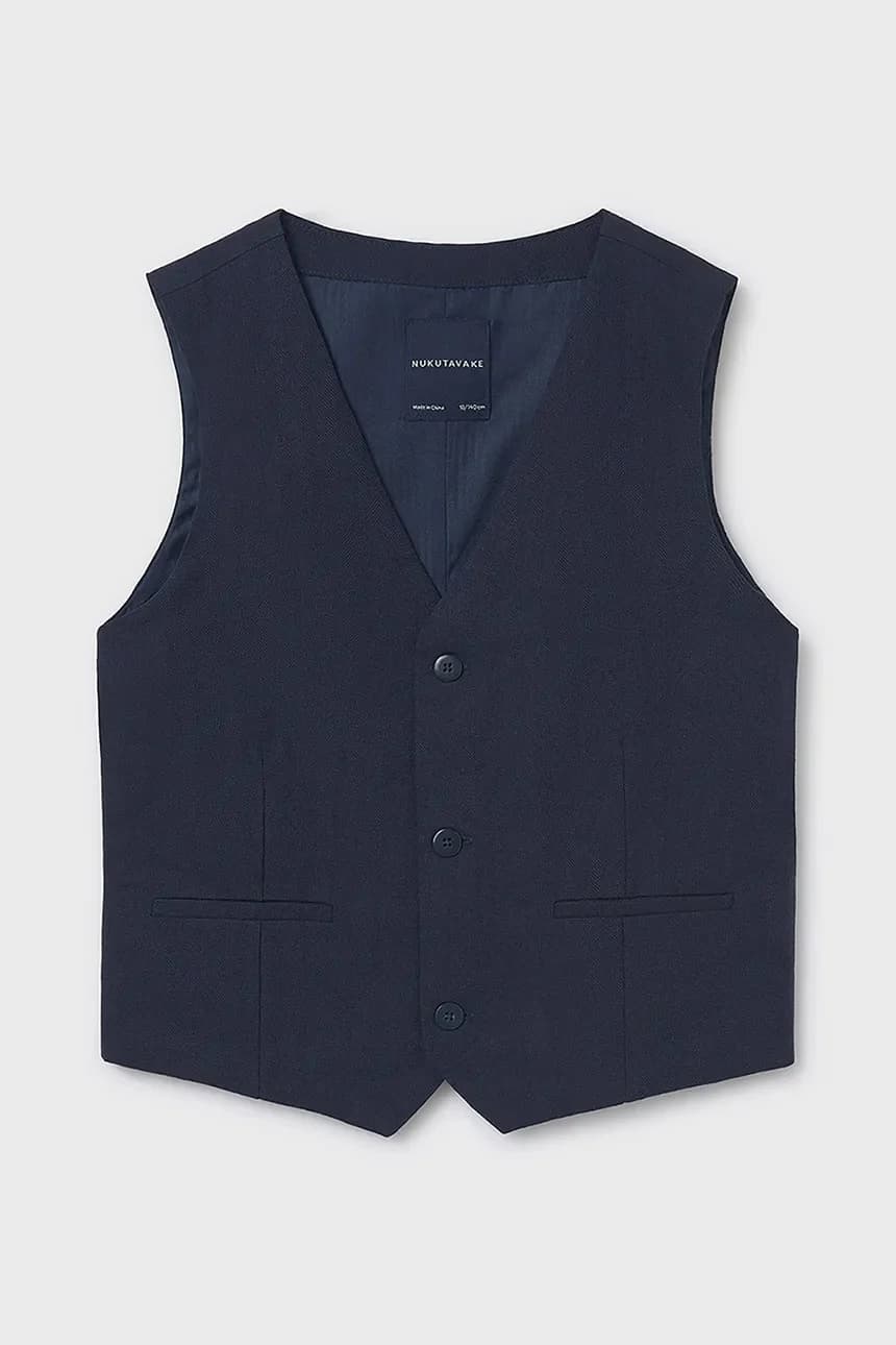 Детский жилет из смесового льна