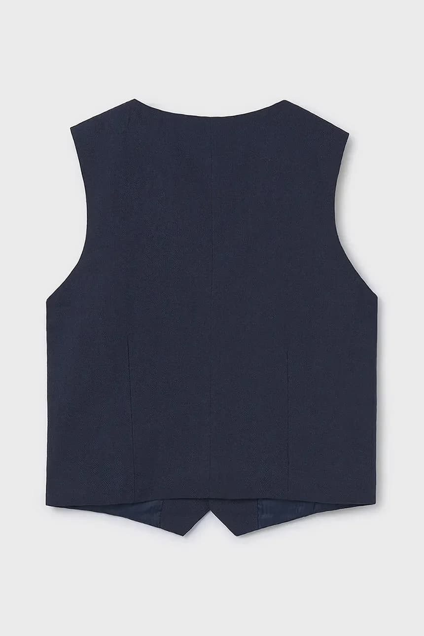 Детский жилет из смесового льна - фото 2