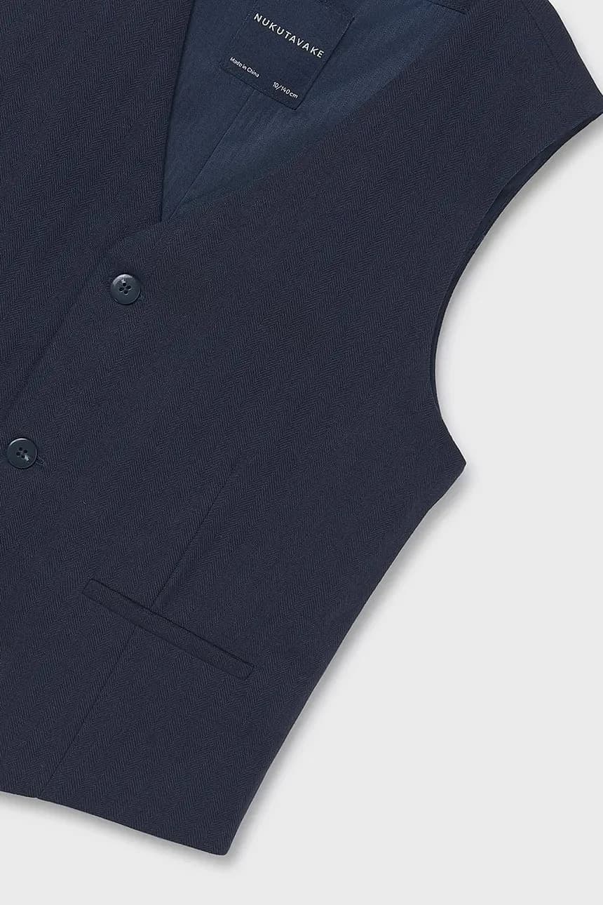 Детский жилет из смесового льна - фото 3