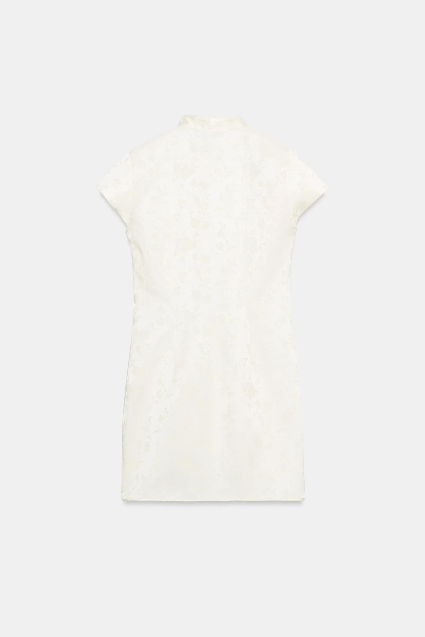 КОРОТКОЕ ЖАККАРДОВОЕ ПЛАТЬЕ - фото 2