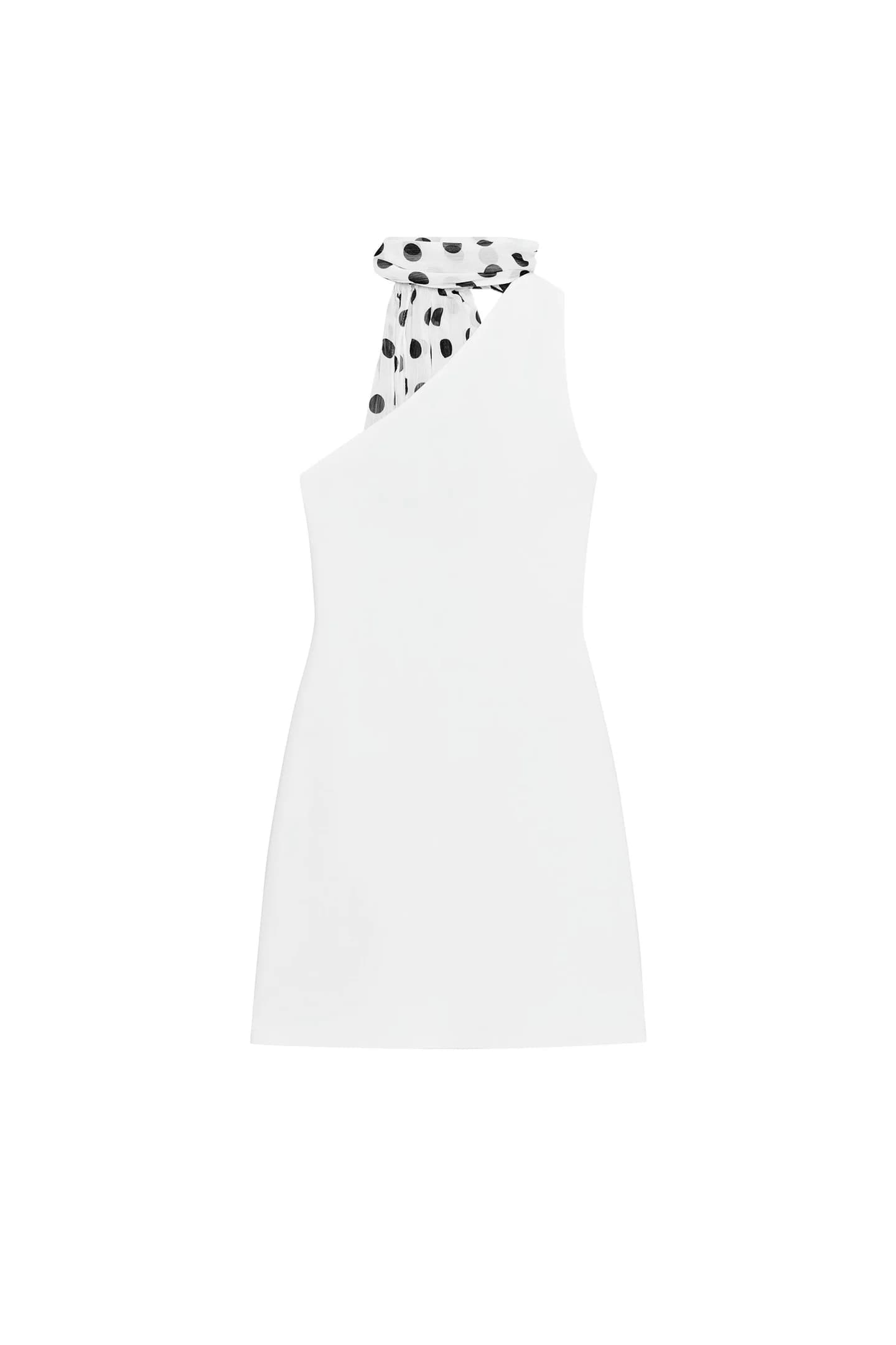 ПЛАТЬЕ С ХАЛТЕРОМ С ГОРШКАМИ - фото 3