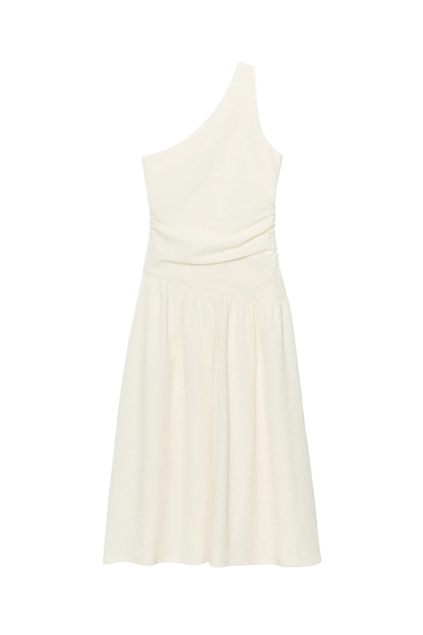 АСИММЕТРИЧНОЕ ПЛАТЬЕ С ТЕКСТУРОЙ - фото 3