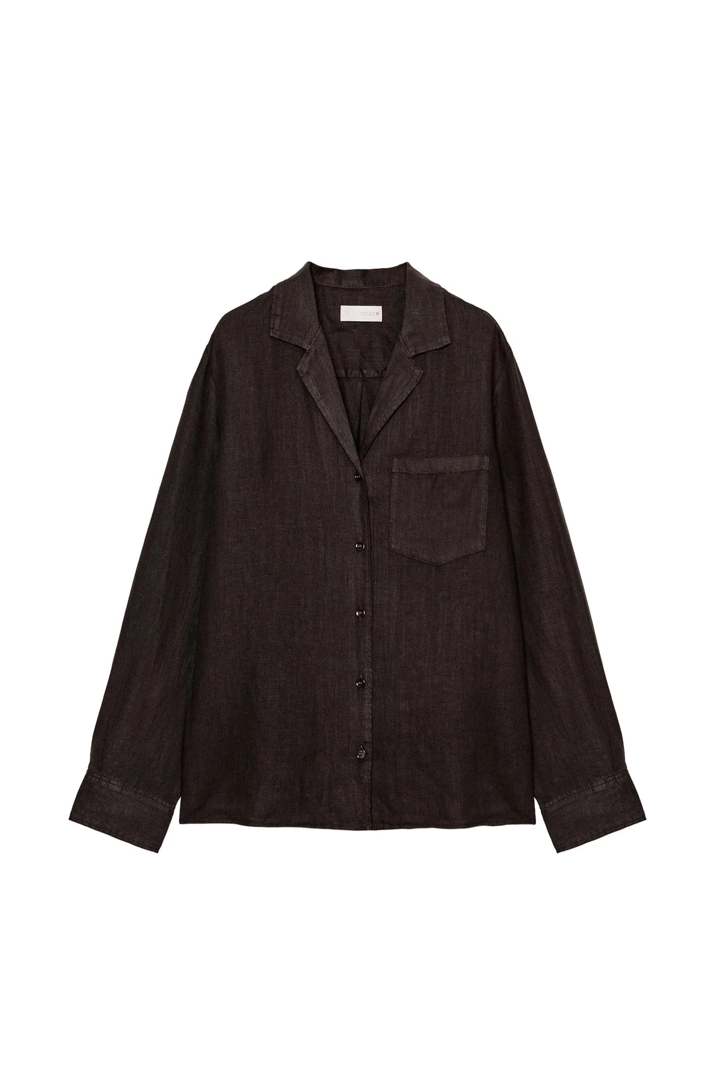 ЛЬНЯНАЯ РУБАШКА С КАРМАНОМ ИЗ КОЛЛЕКЦИИ ZW - фото 3