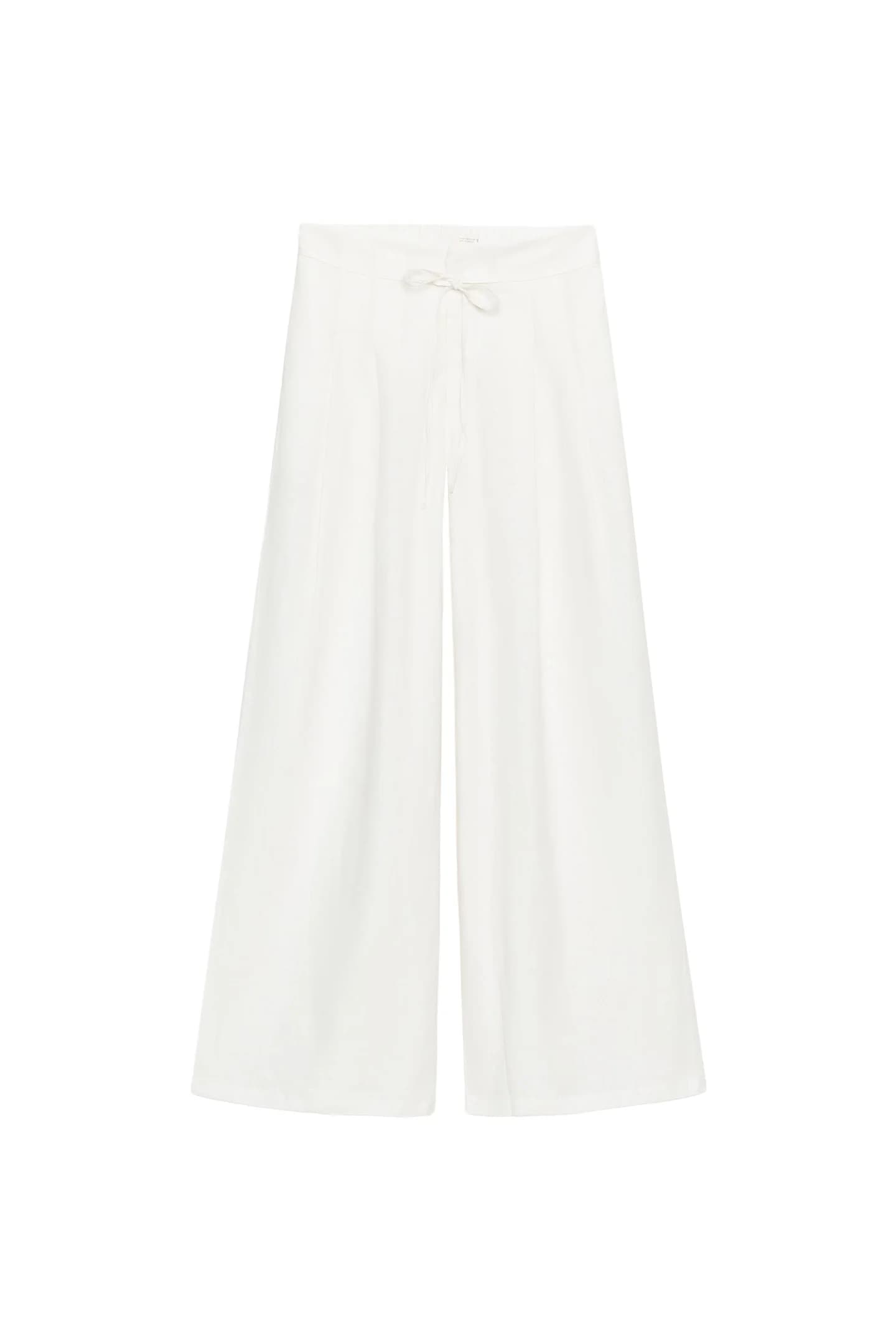 ШИРОКИЕ БРЮКИ С ТЮНАМИ - фото 5