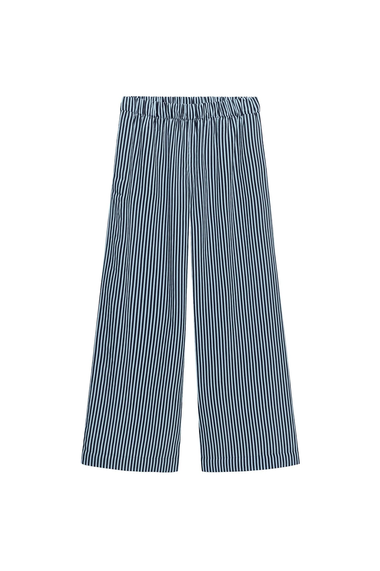 ШИРОКИЕ БРЮКИ В ПОЛОСКУ ИЗ КОЛЛЕКЦИИ ZW - фото 5