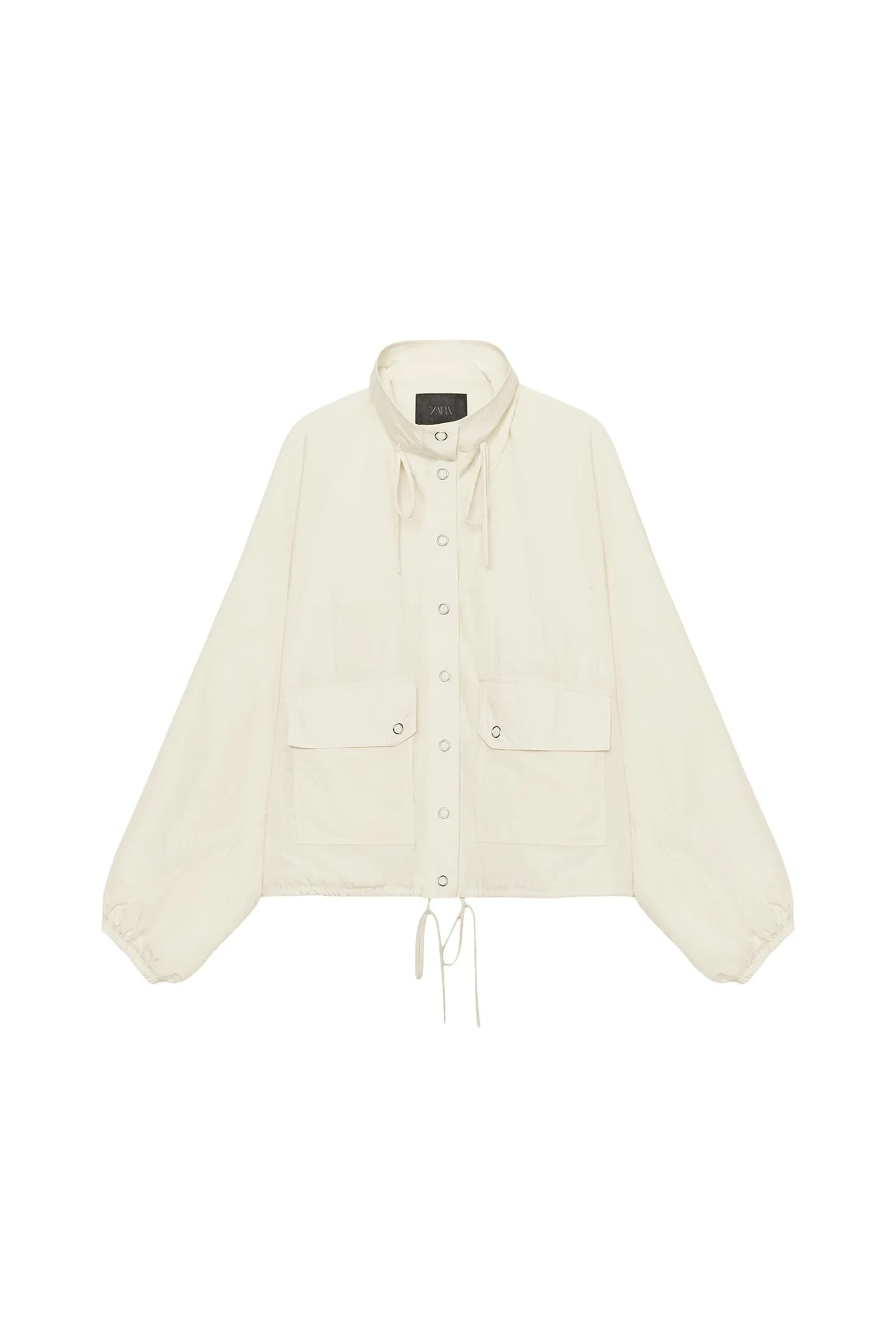 КУРТКА ИЗ НЕЙЛОНА С КАРМАНАМИ - фото 3