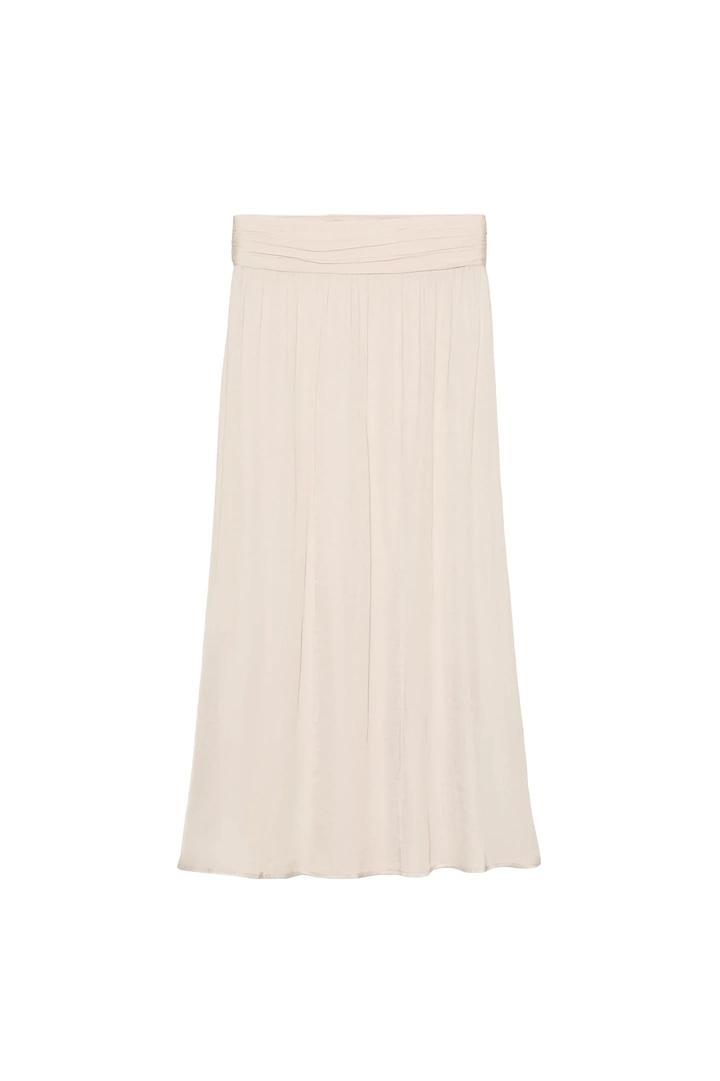 АТЛАСНАЯ ЮБКА СРЕДНЕЙ ДЛИНЫ - фото 3