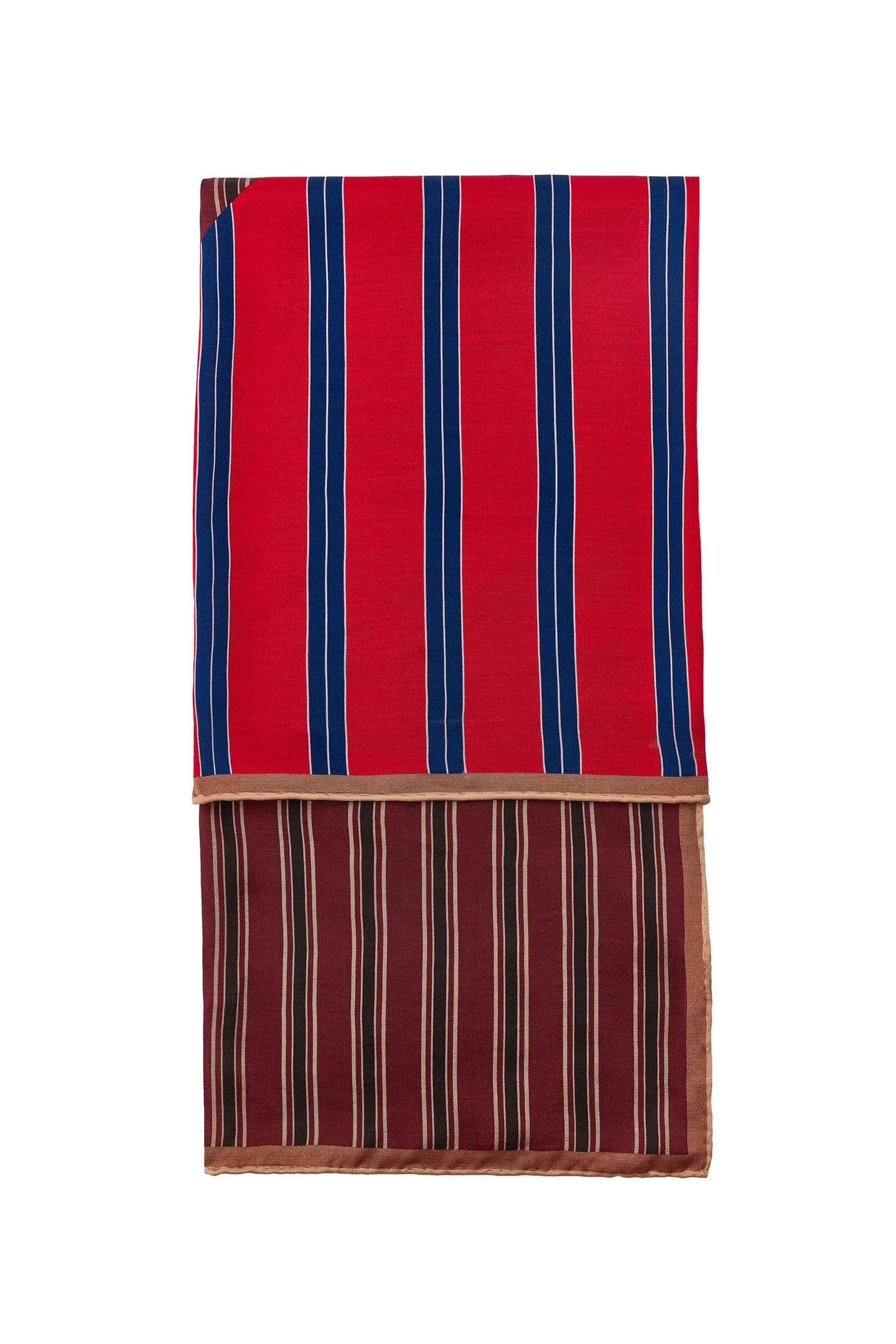 ДВУСТОРОННИЙ ШАРФ В ПОЛОСКУ, 100% ВИСКОЗА - фото 5