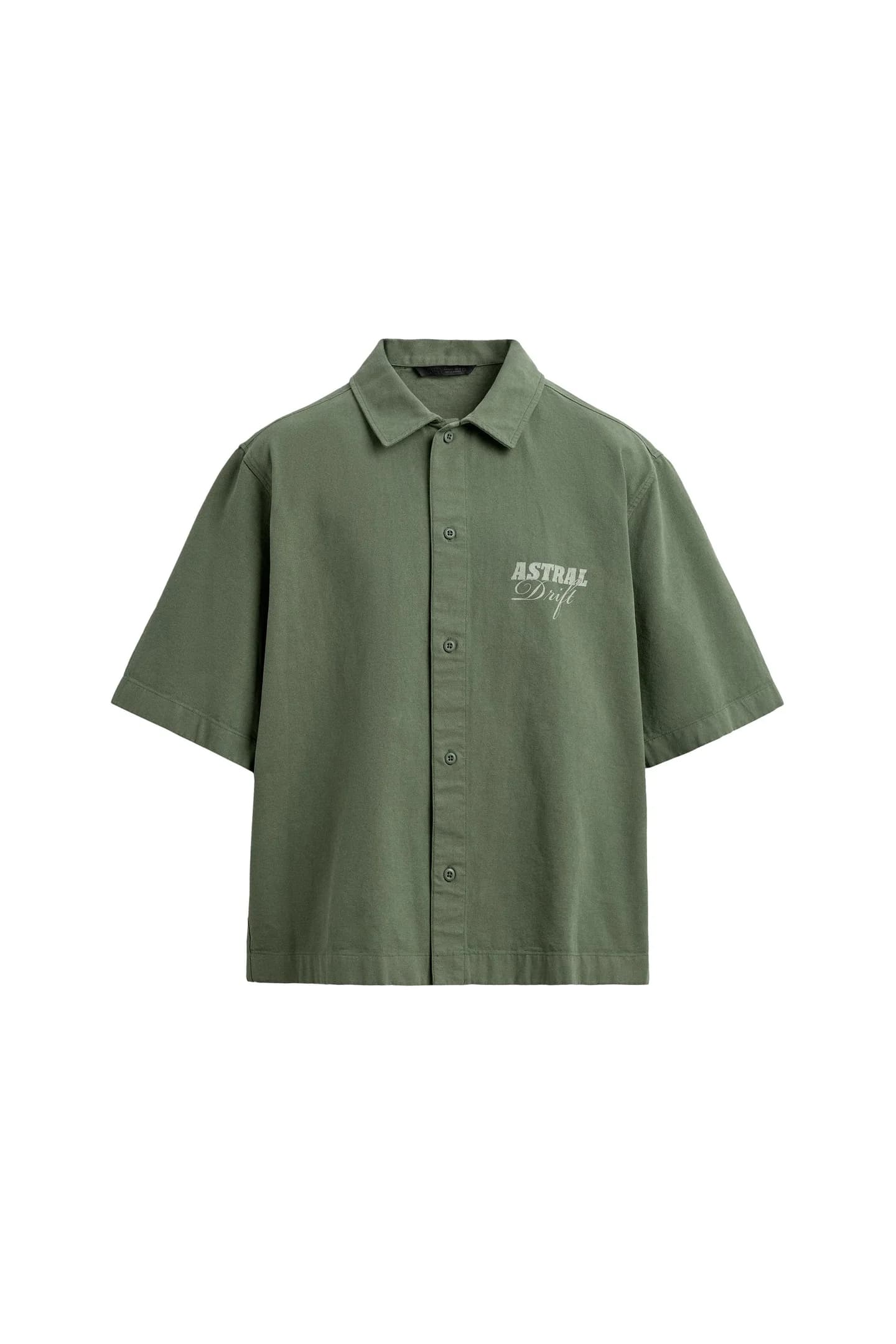 РУБАШКА С ПРИНТОМ С СТИРНЫМ ЭФФЕКТОМ - фото 7