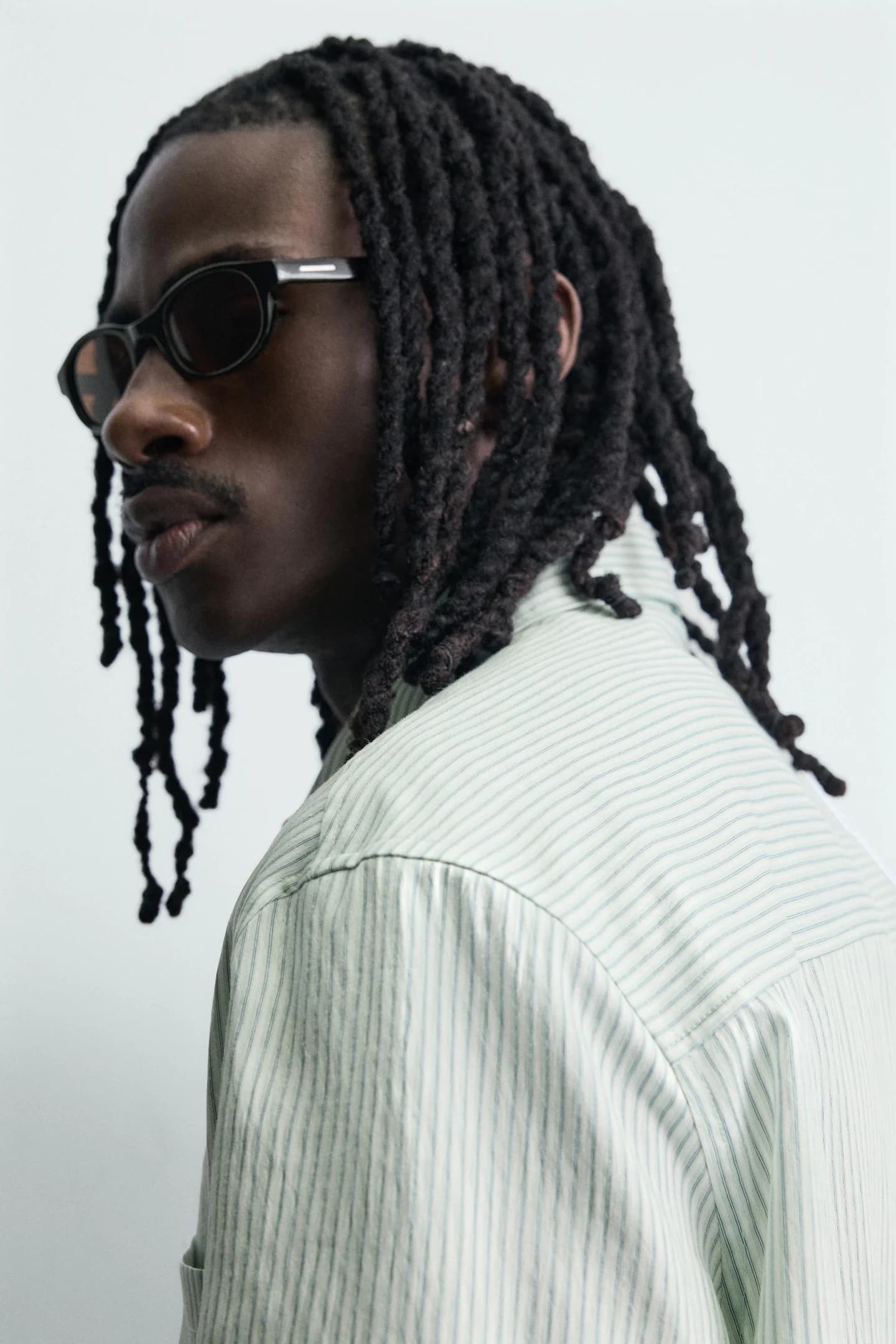 КОРОТКАЯ РУБАШКА В КЛЕТИКУ - фото 3