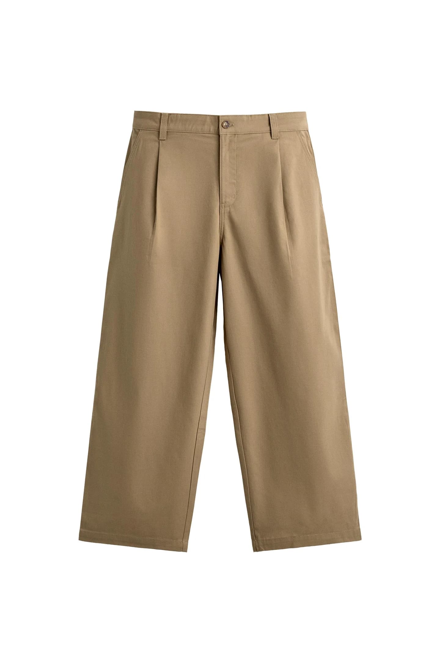 ШИРОКИЕ БРЮКИ С ТЮНАМИ - фото 3