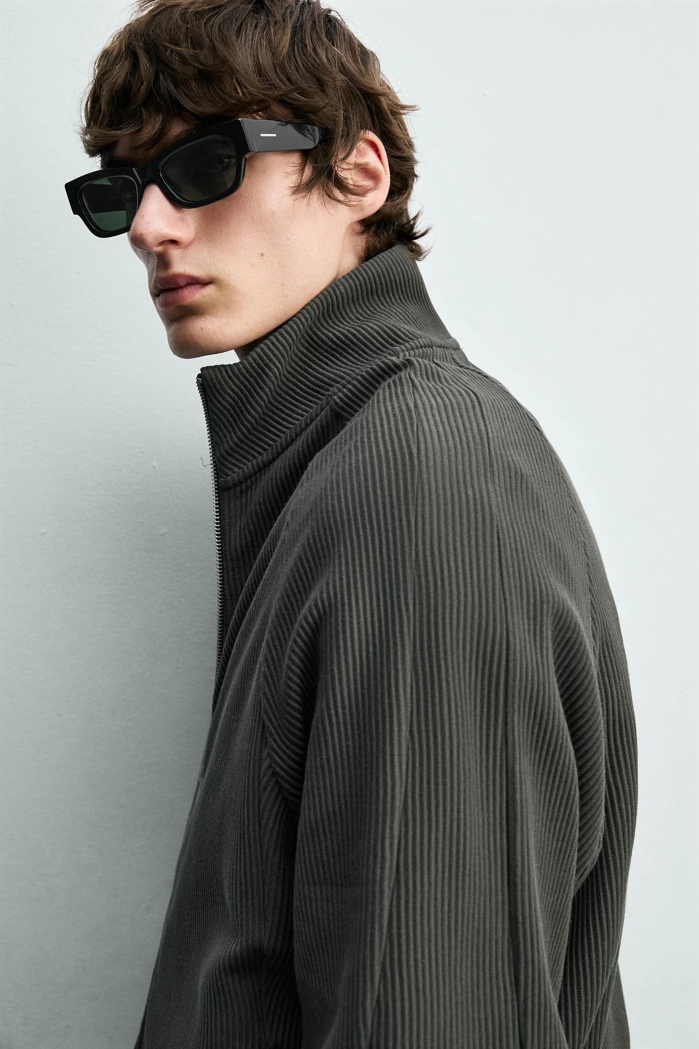 СВОБОДНАЯ КУРТКА ИЗ ОТОМАНСКОЙ ТКАНИ - фото 2