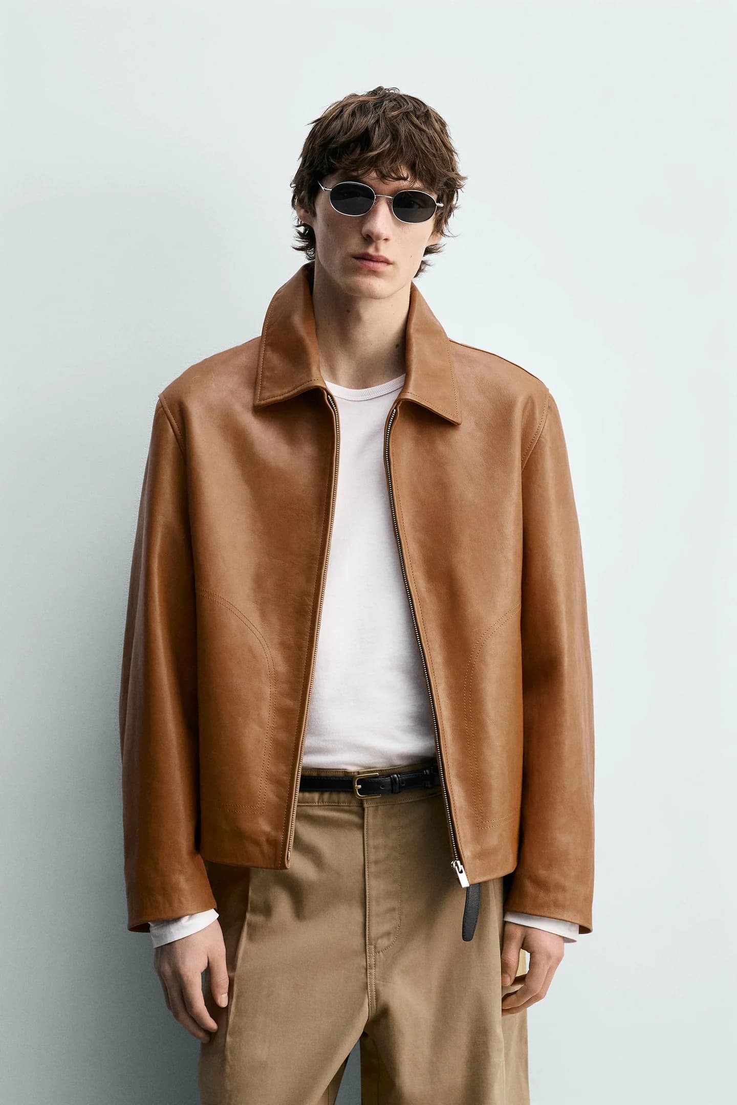 КОЖАНАЯ КУРТКА СТАНДАРТНОГО КРАСКА