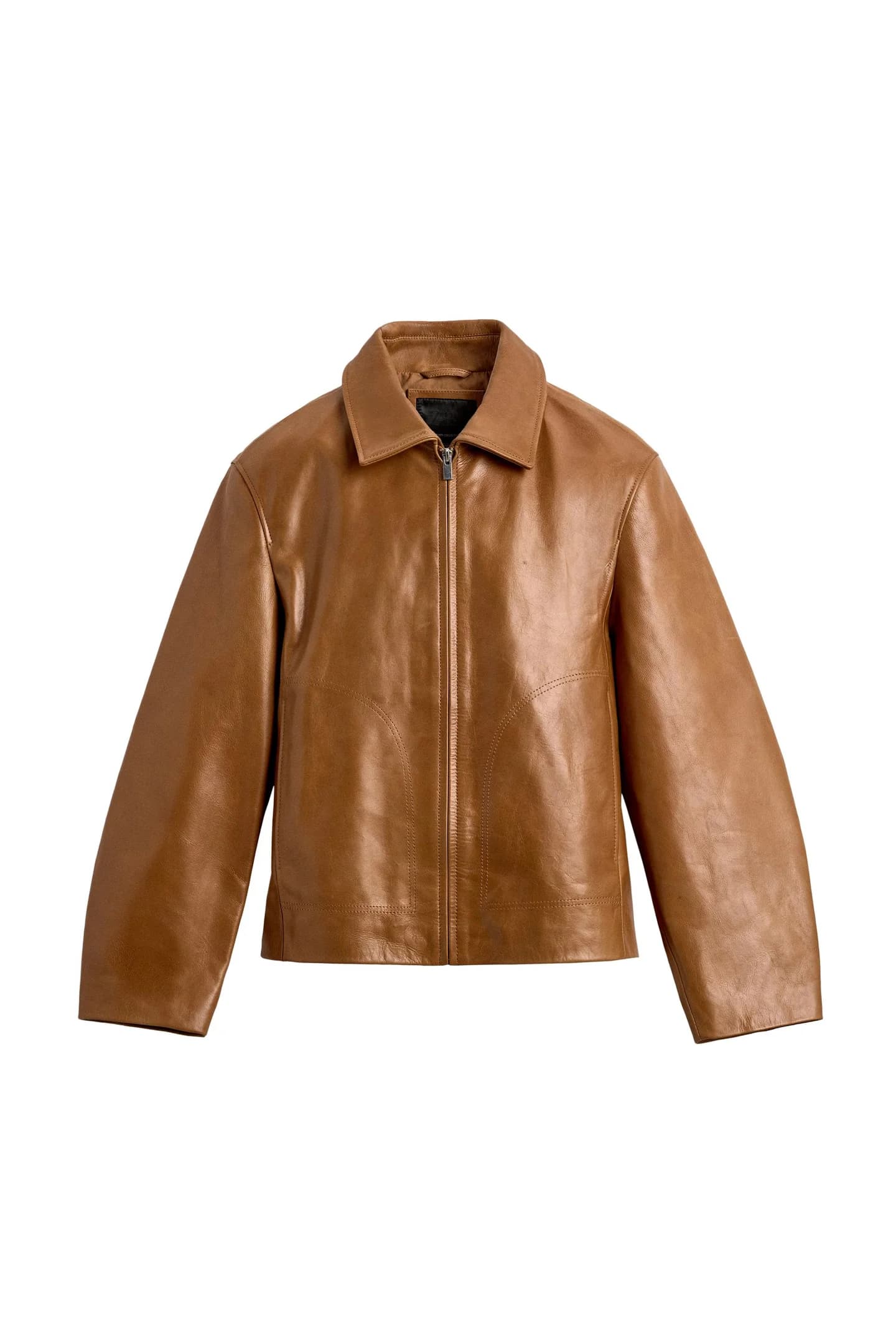 КОЖАНАЯ КУРТКА СТАНДАРТНОГО КРАСКА - фото 3