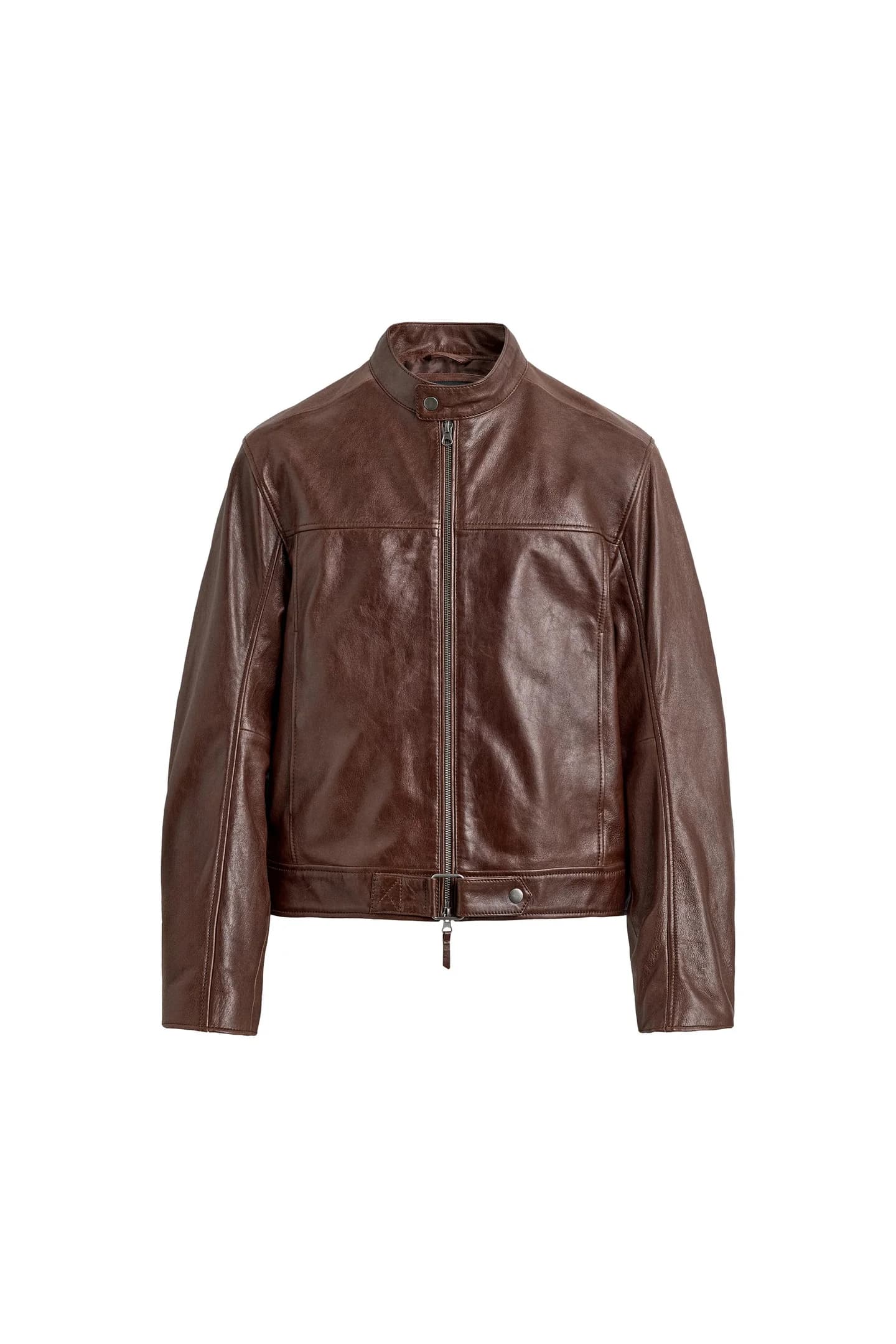 КОЖАНАЯ КУРТКА С КРЕСТОМ - фото 4