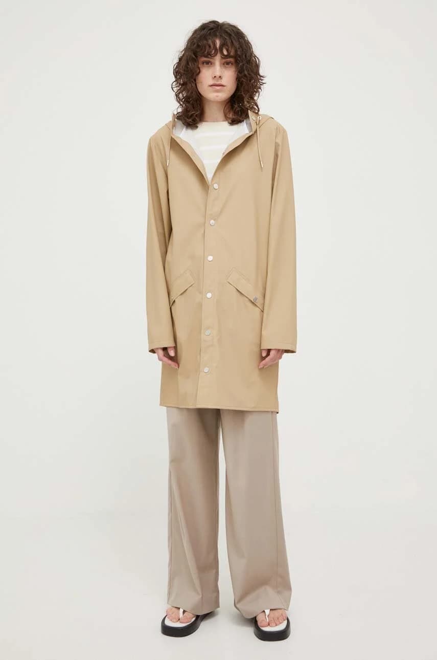 12020 Длинная куртка Дождевик - фото 2