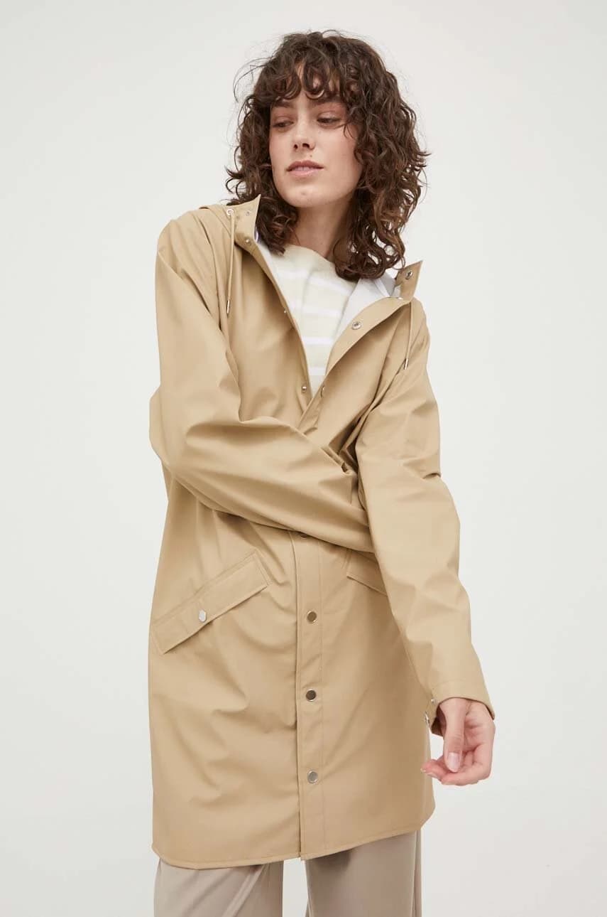 12020 Длинная куртка Дождевик - фото 8