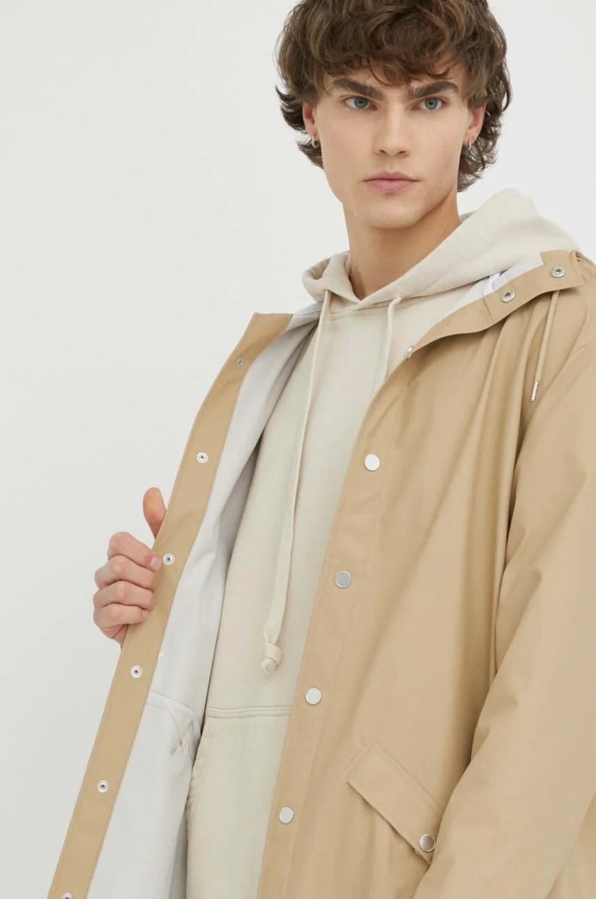 12020 Длинная куртка Дождевик - фото 9