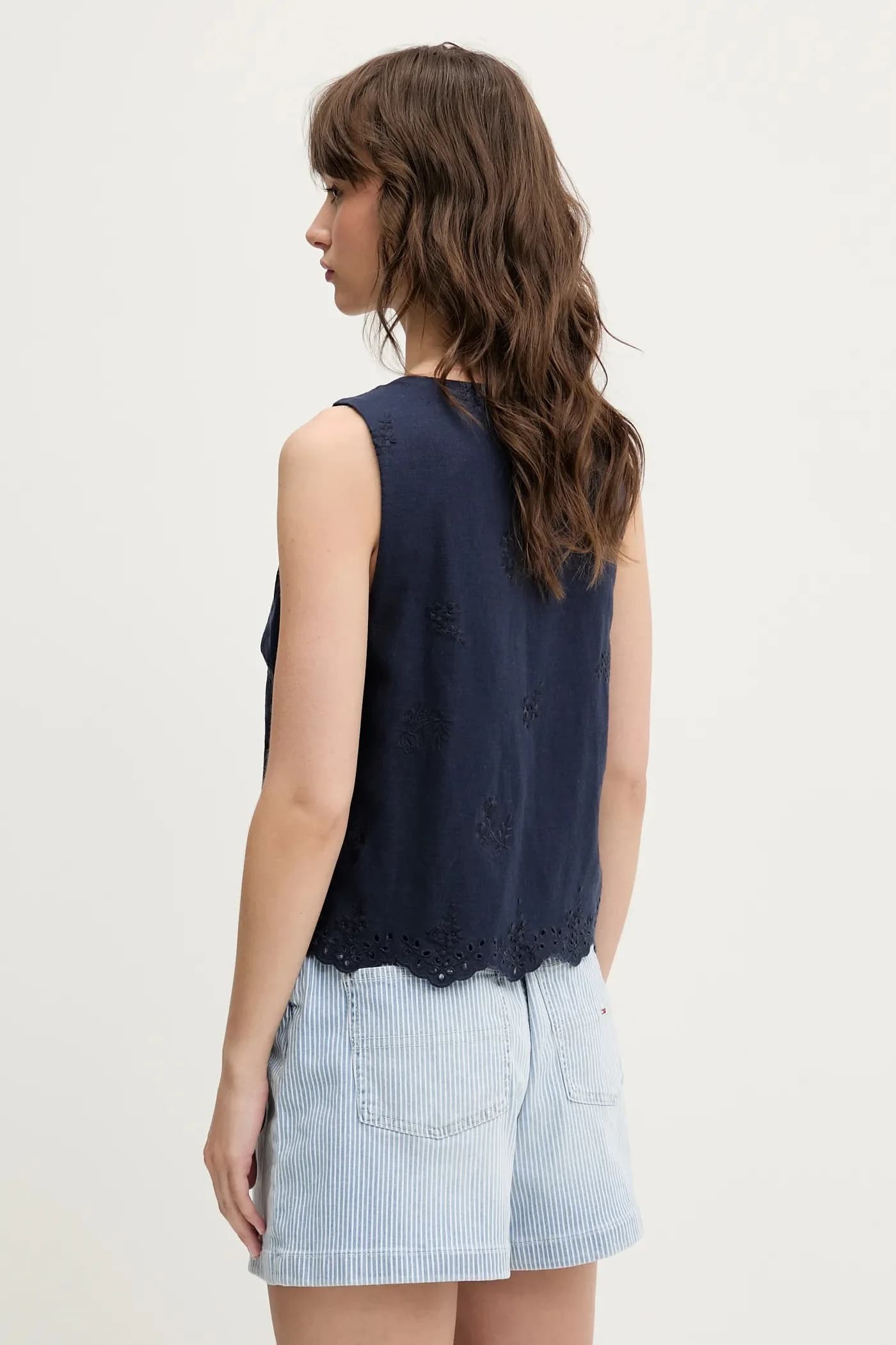 Льняной жилет - фото 3