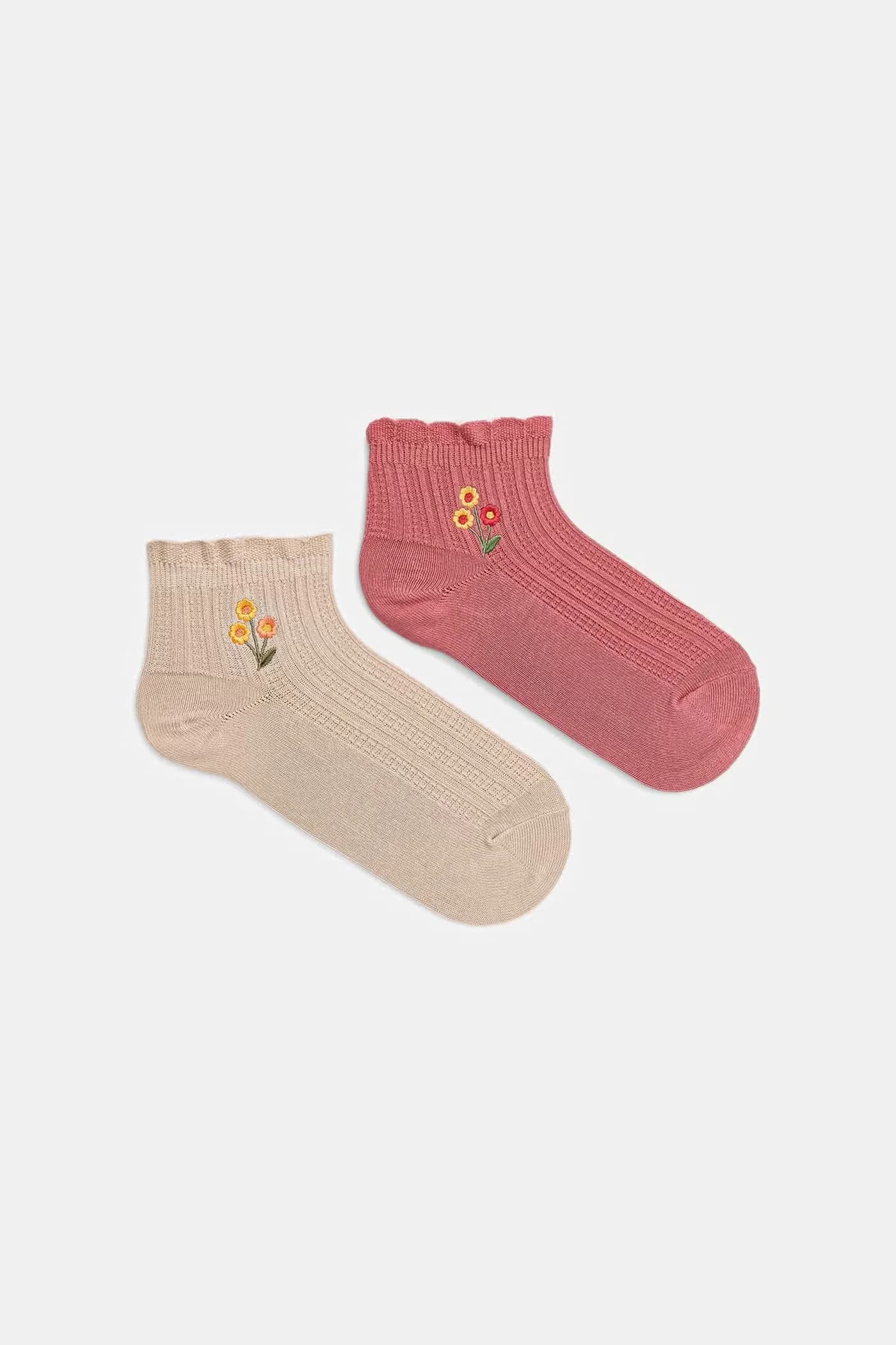 Женские хлопковые носки, 2 пары - фото 2