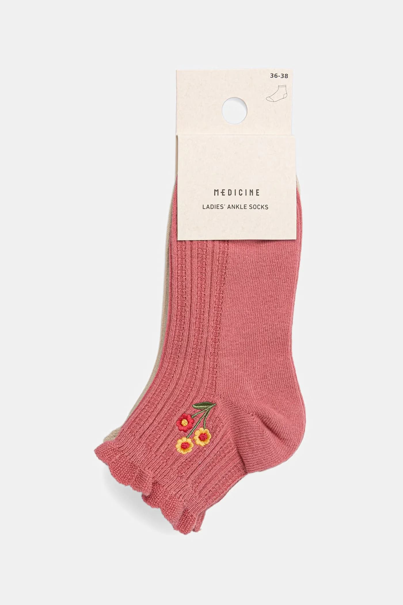 Женские хлопковые носки, 2 пары - фото 4