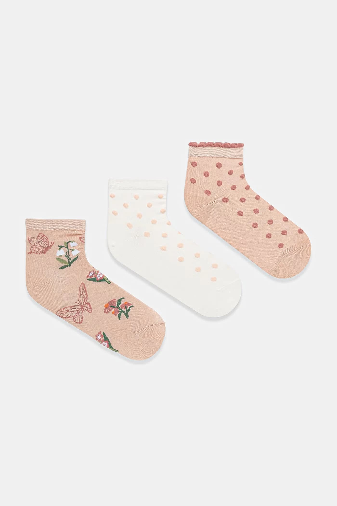 Женские носки из бамбукового волокна, 3 пары. - фото 2