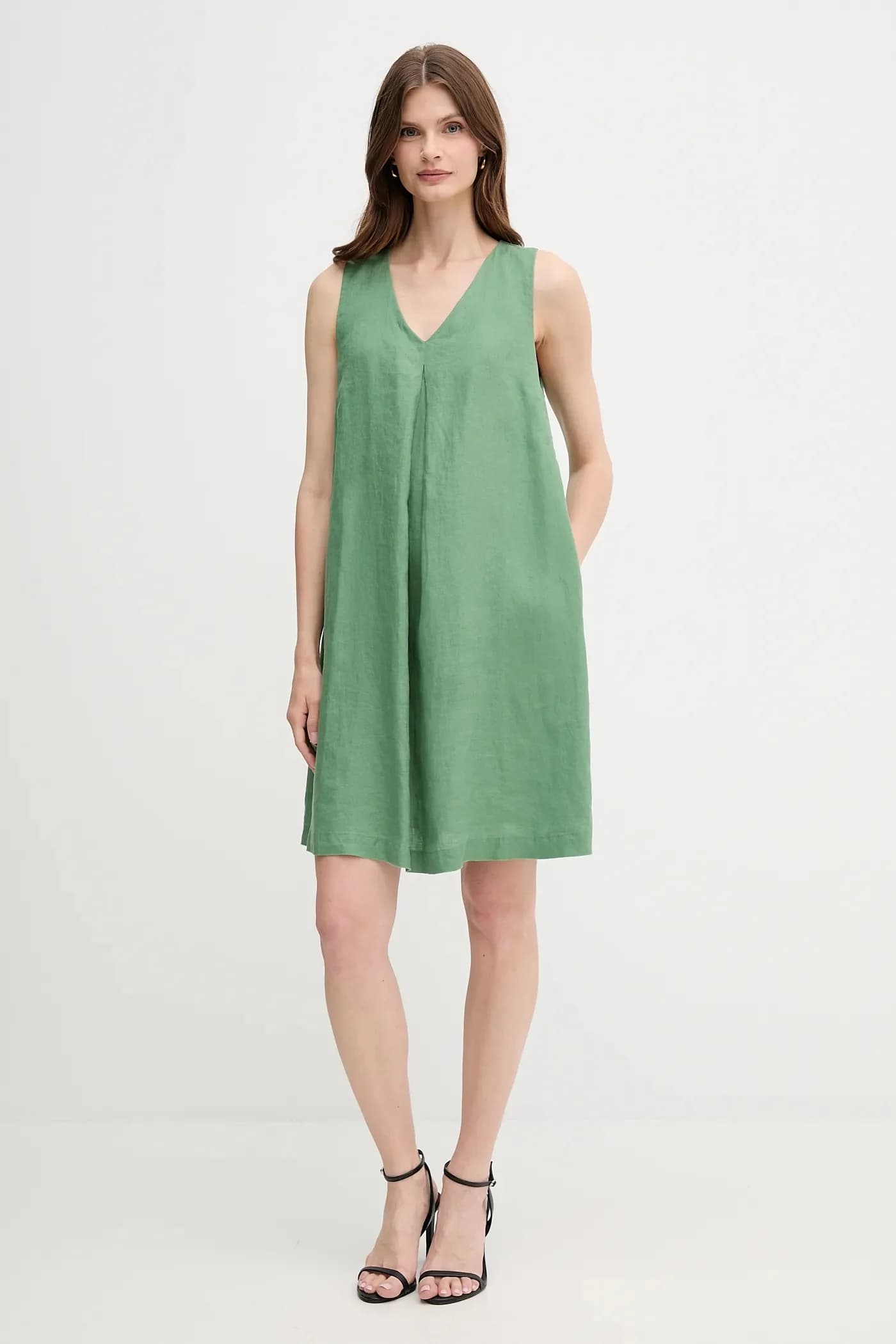 Льняное платье - фото 2