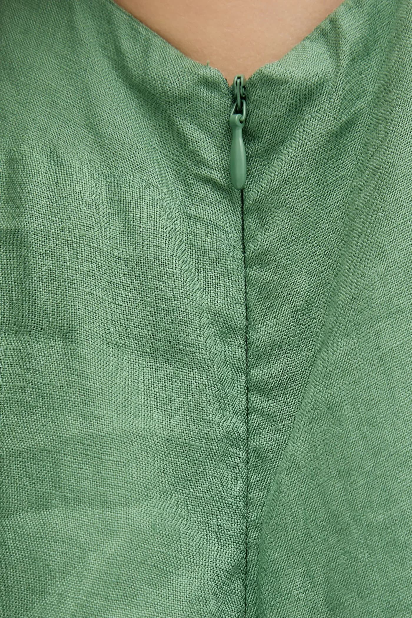 Льняное платье - фото 5