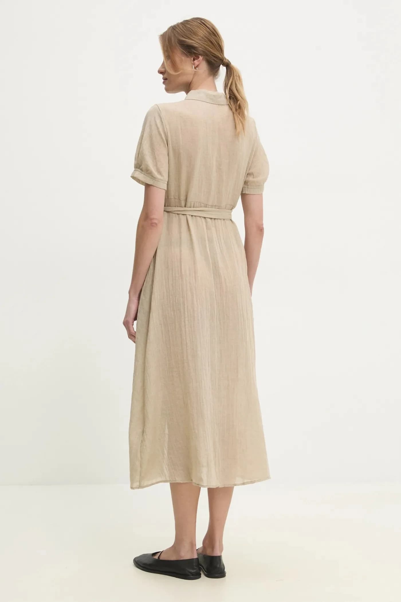 Льняное платье - фото 3