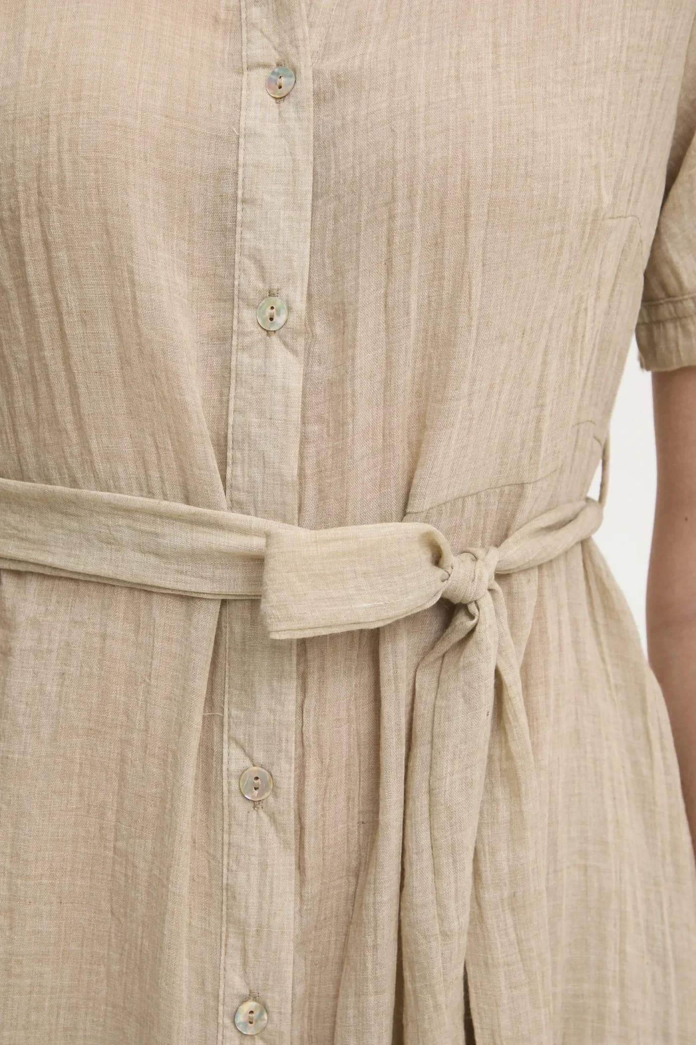 Льняное платье - фото 5