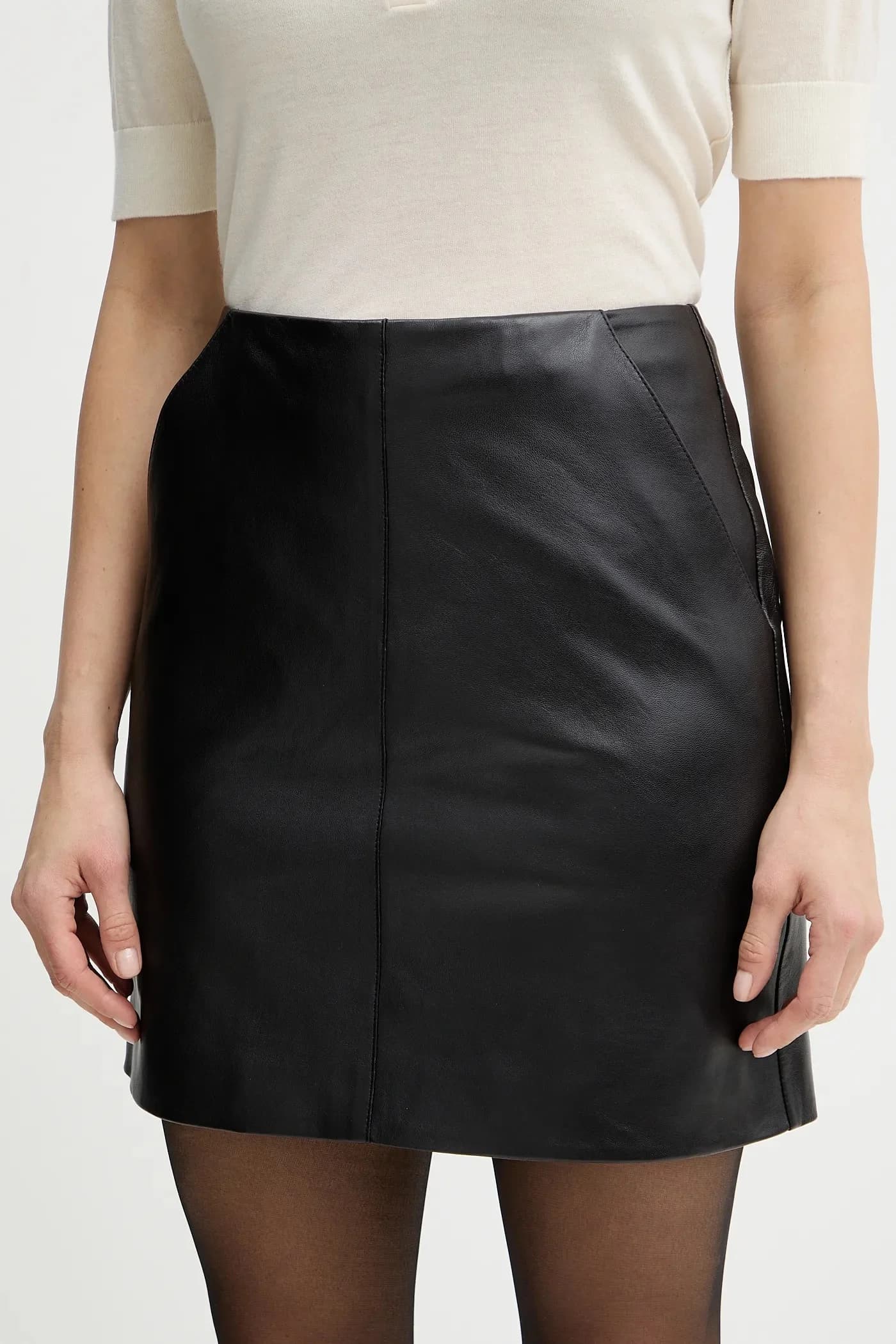 Кожаная юбка Seby