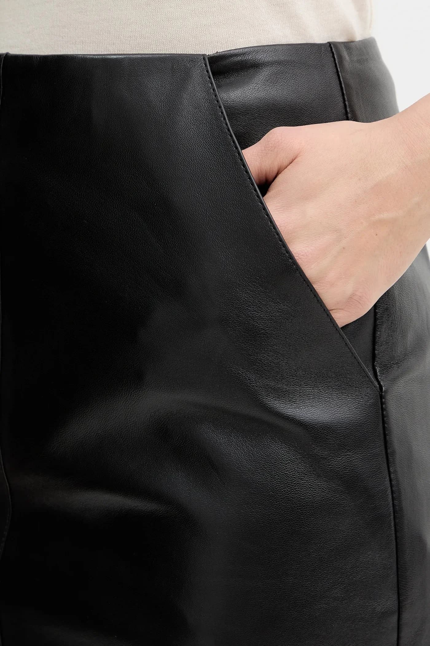 кожаная юбка Seby - фото 4