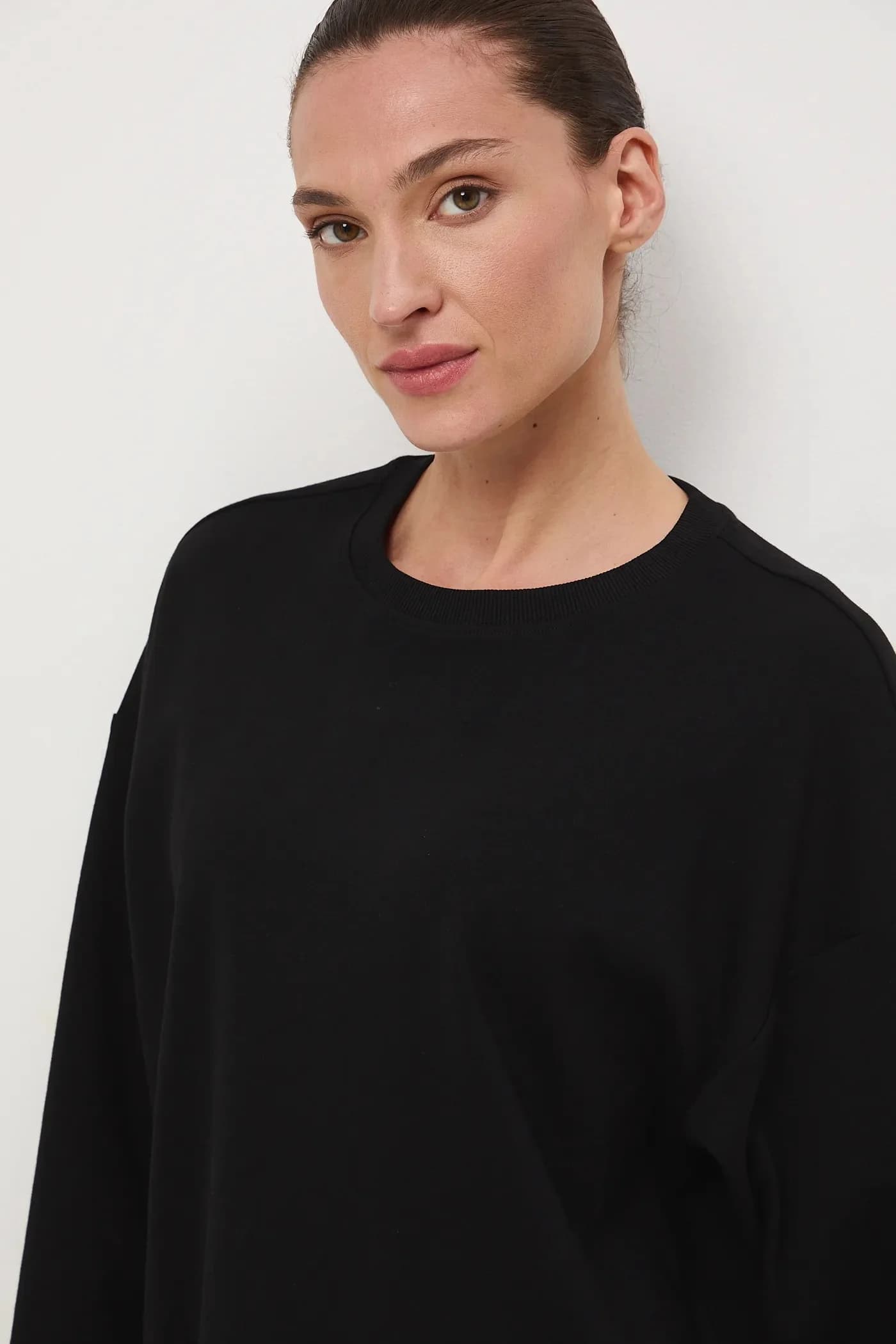 Хлопковая рубашка с длинным рукавом - фото 4