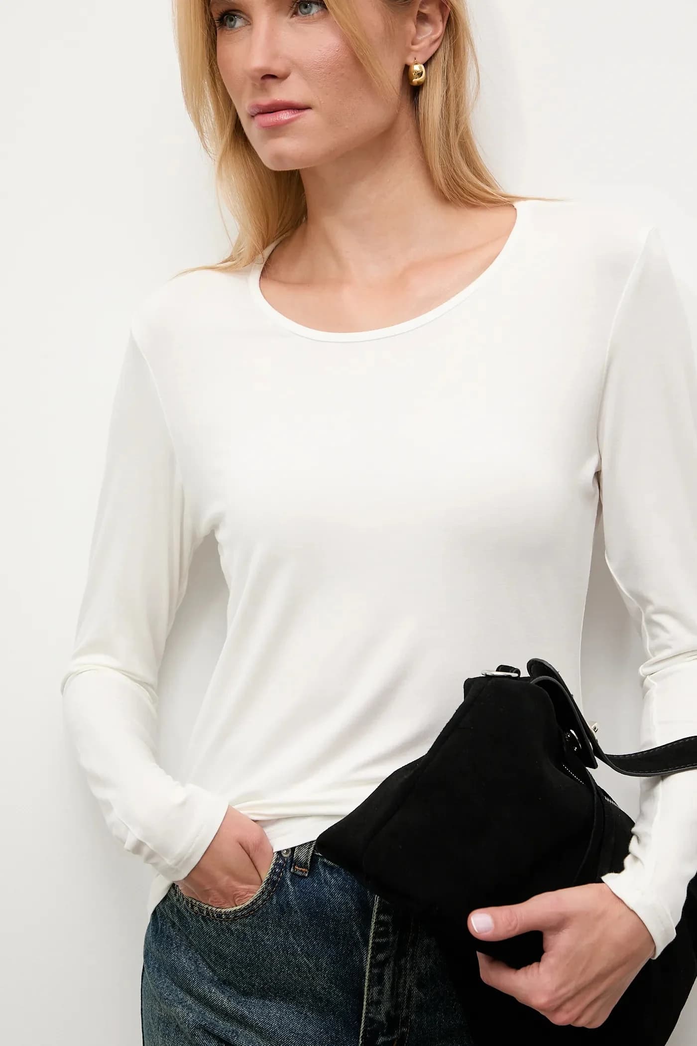 Лонгслив с шелком - фото 4