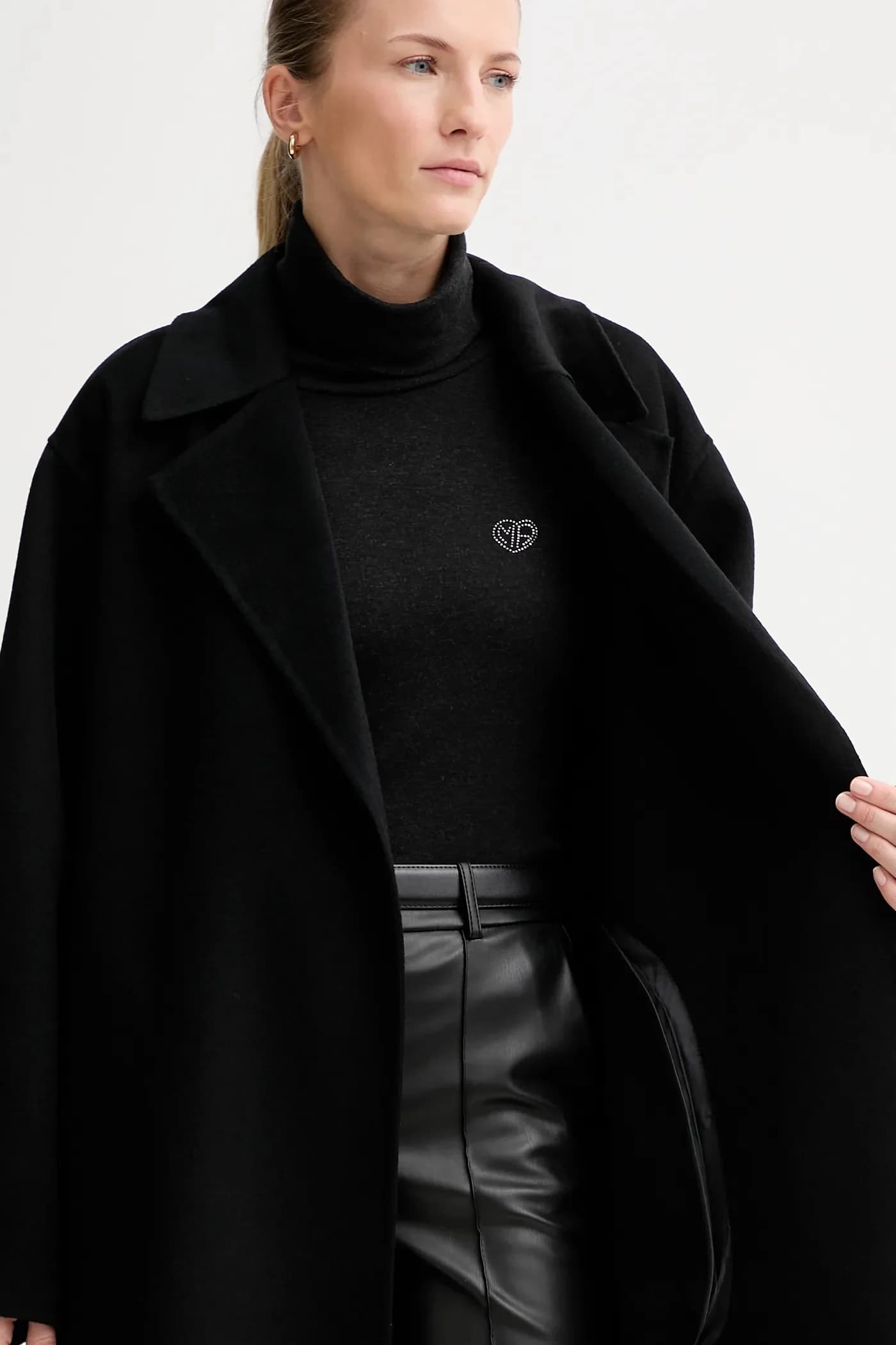 Пальто с добавлением шерсти - фото 6