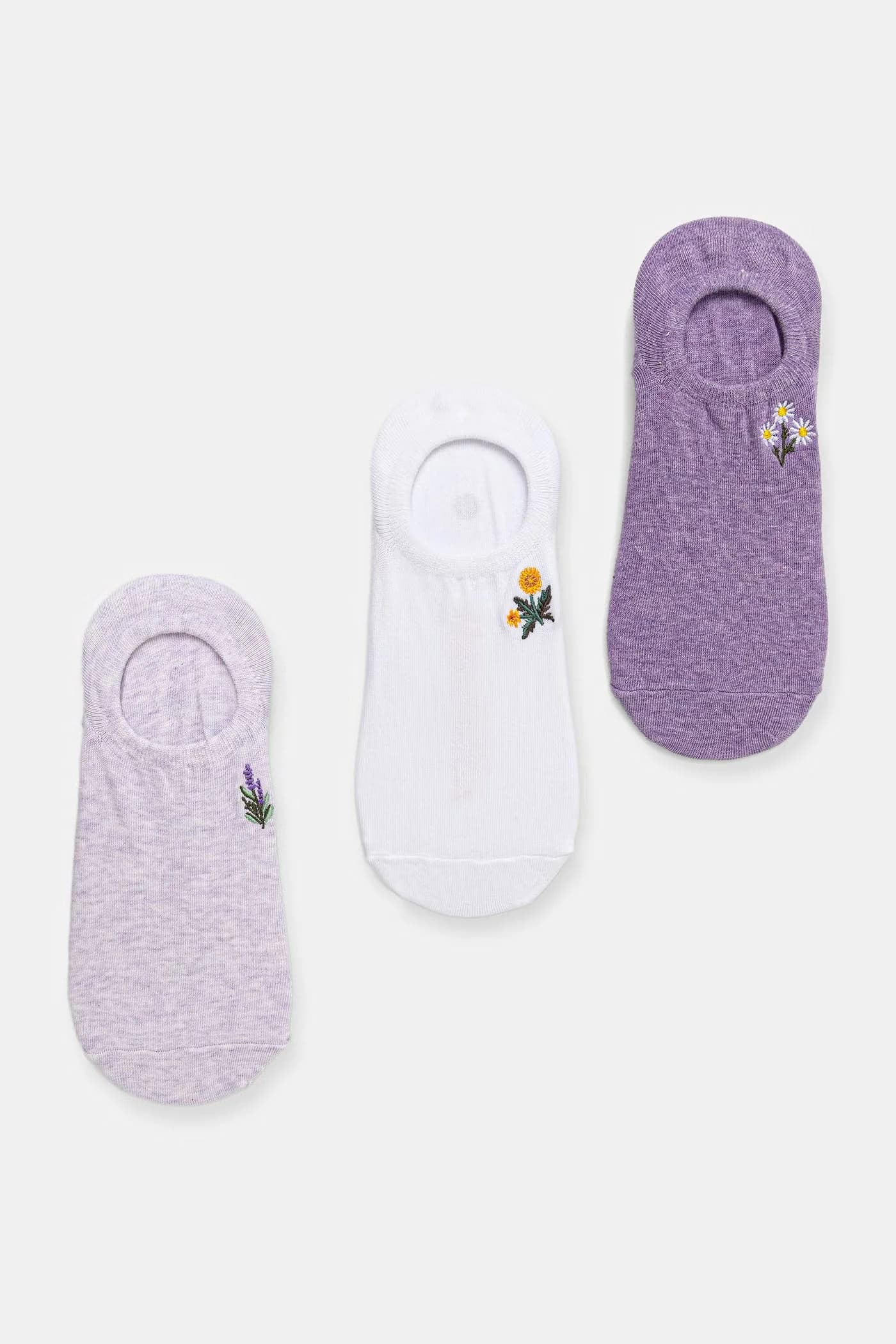 Женские носки до щиколотки, 3 пары