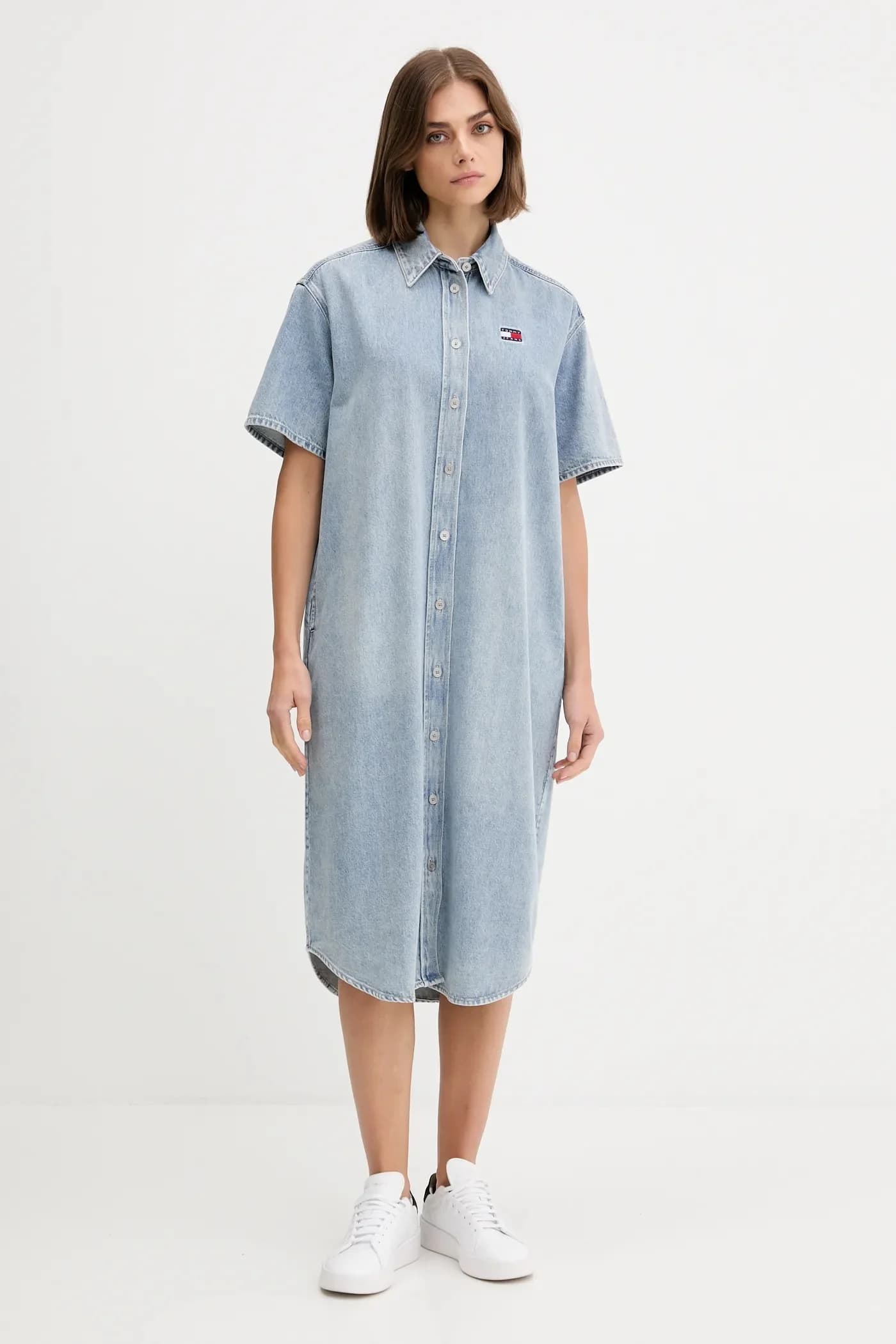 Джинсовое платье