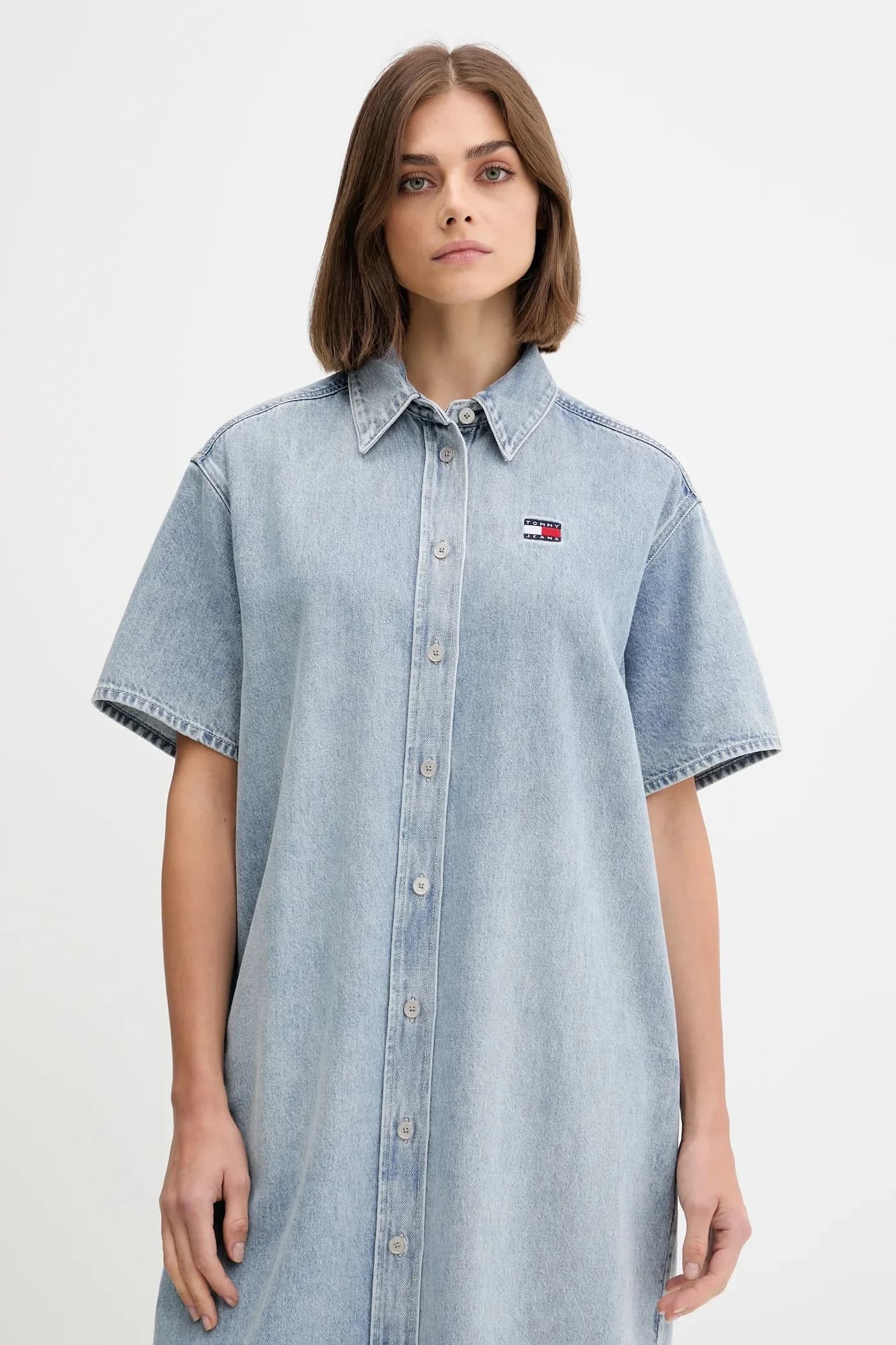 Джинсовое платье - фото 4